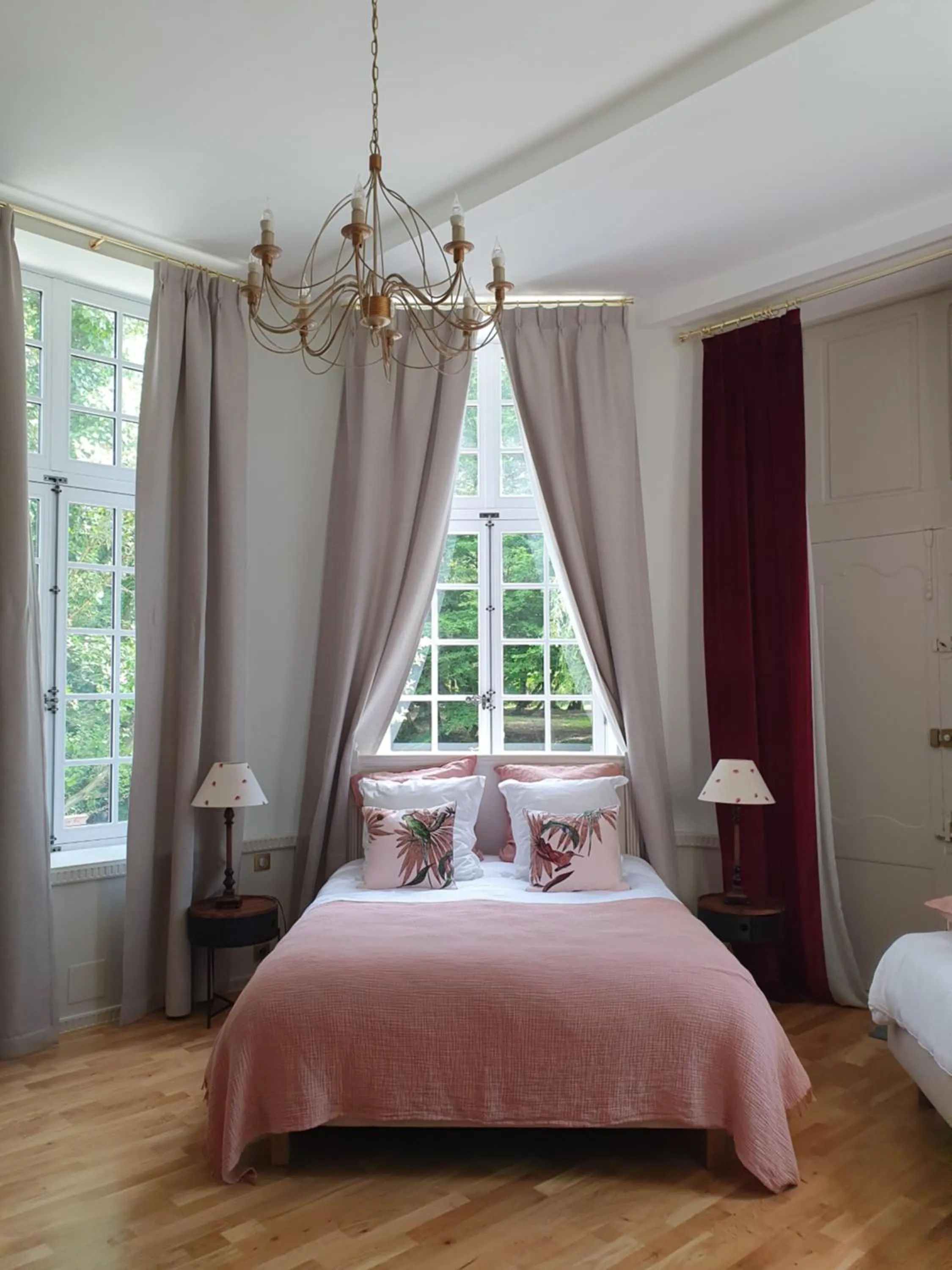 Bed in Château du Bois de La Noe
