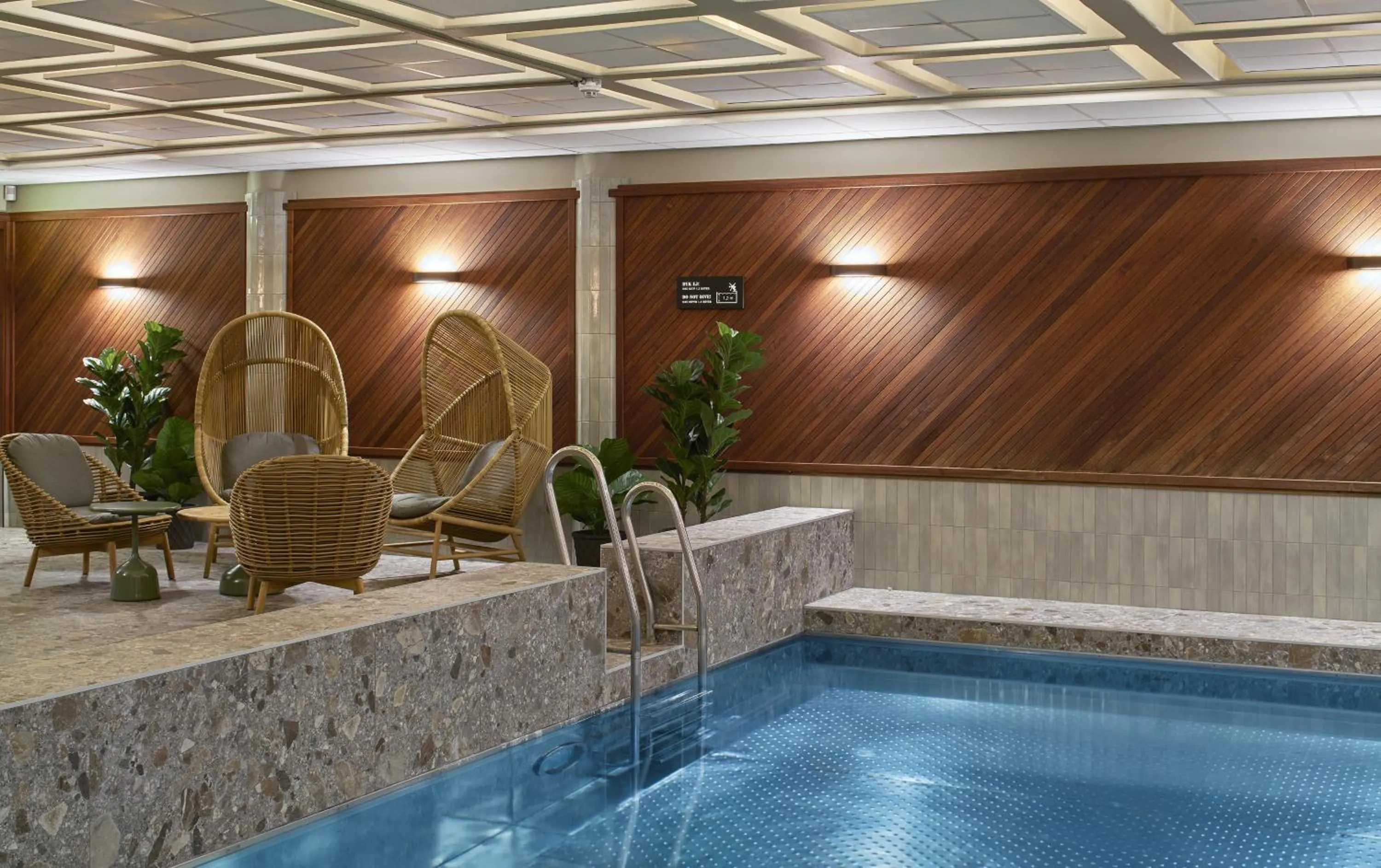 Pool view in Scandic Skellefteå