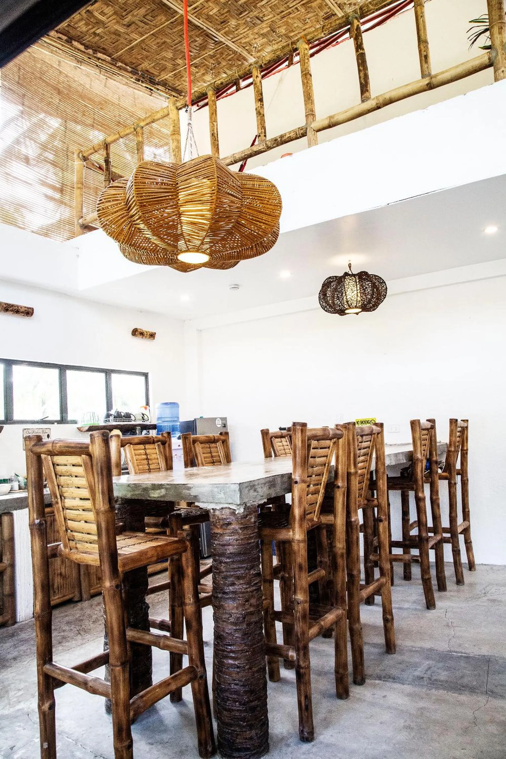 Dining area in Sunlit Hostel