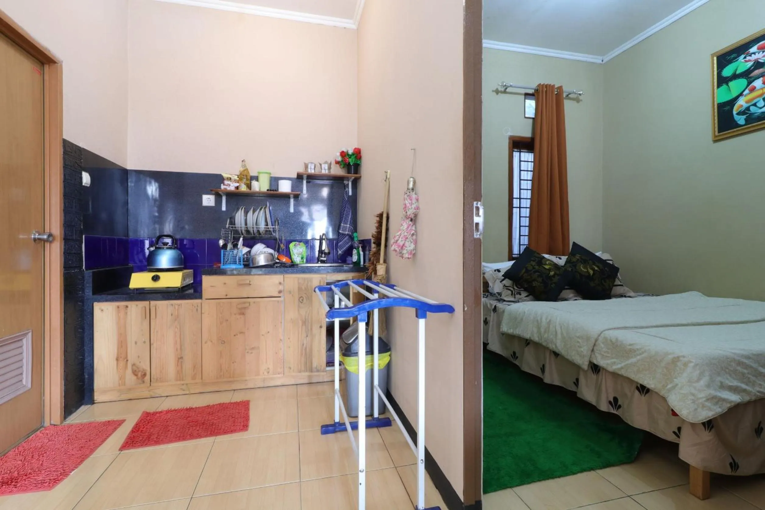 Bed in Lembur Incu Syariah Villa & Resto