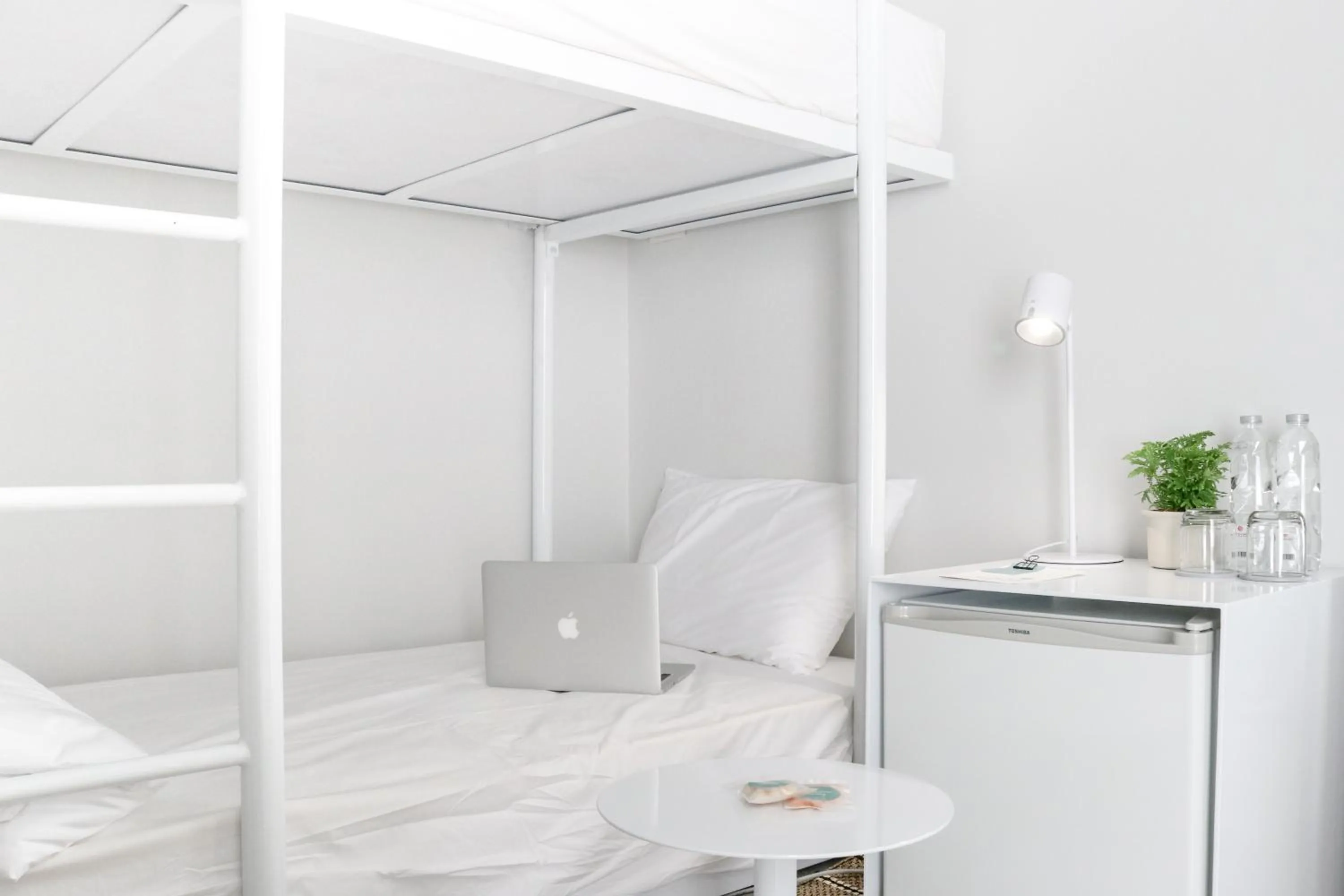 bunk bed, Bed in Chocolate box mint