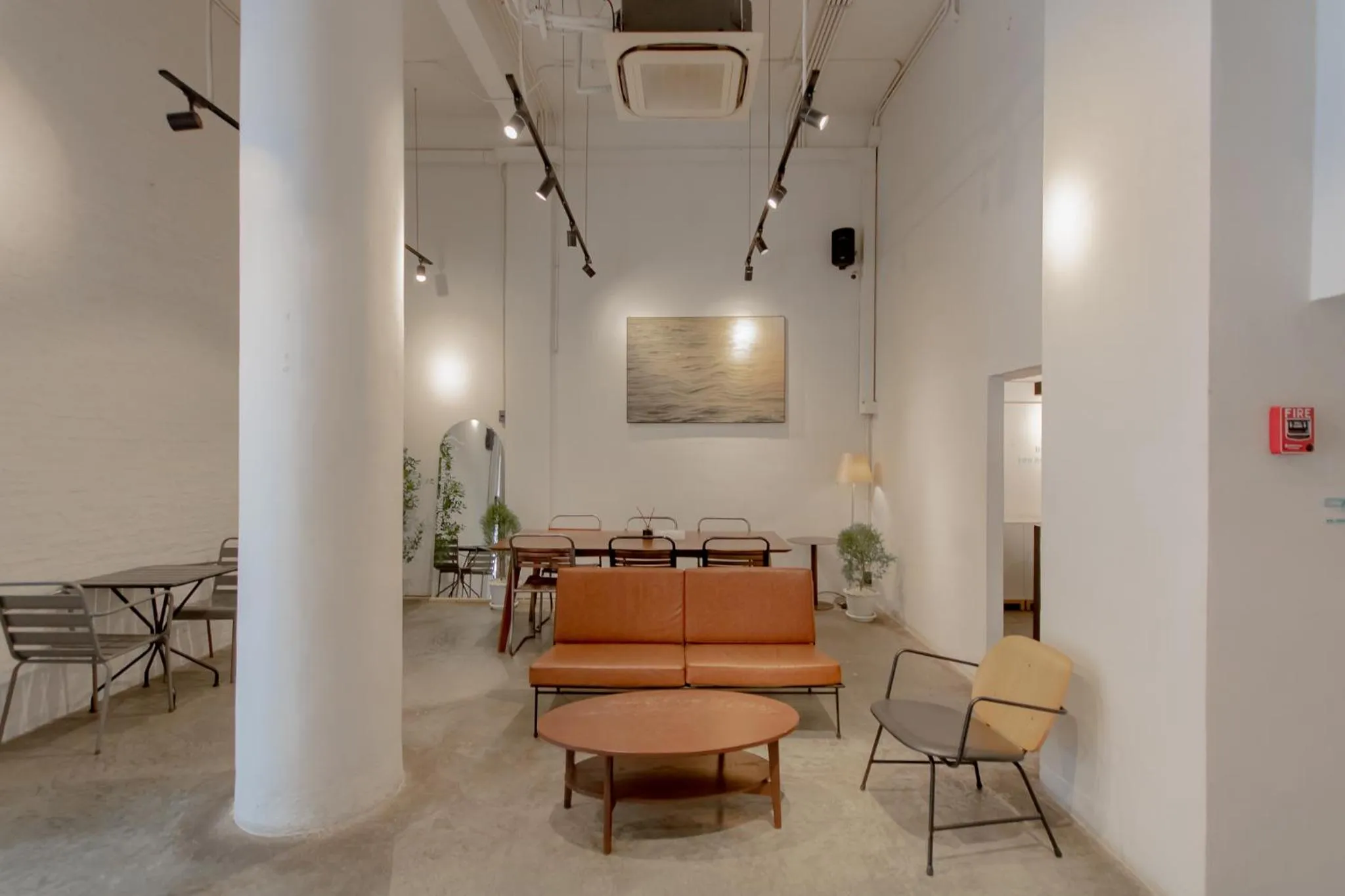 Living room in Chocolate box mint