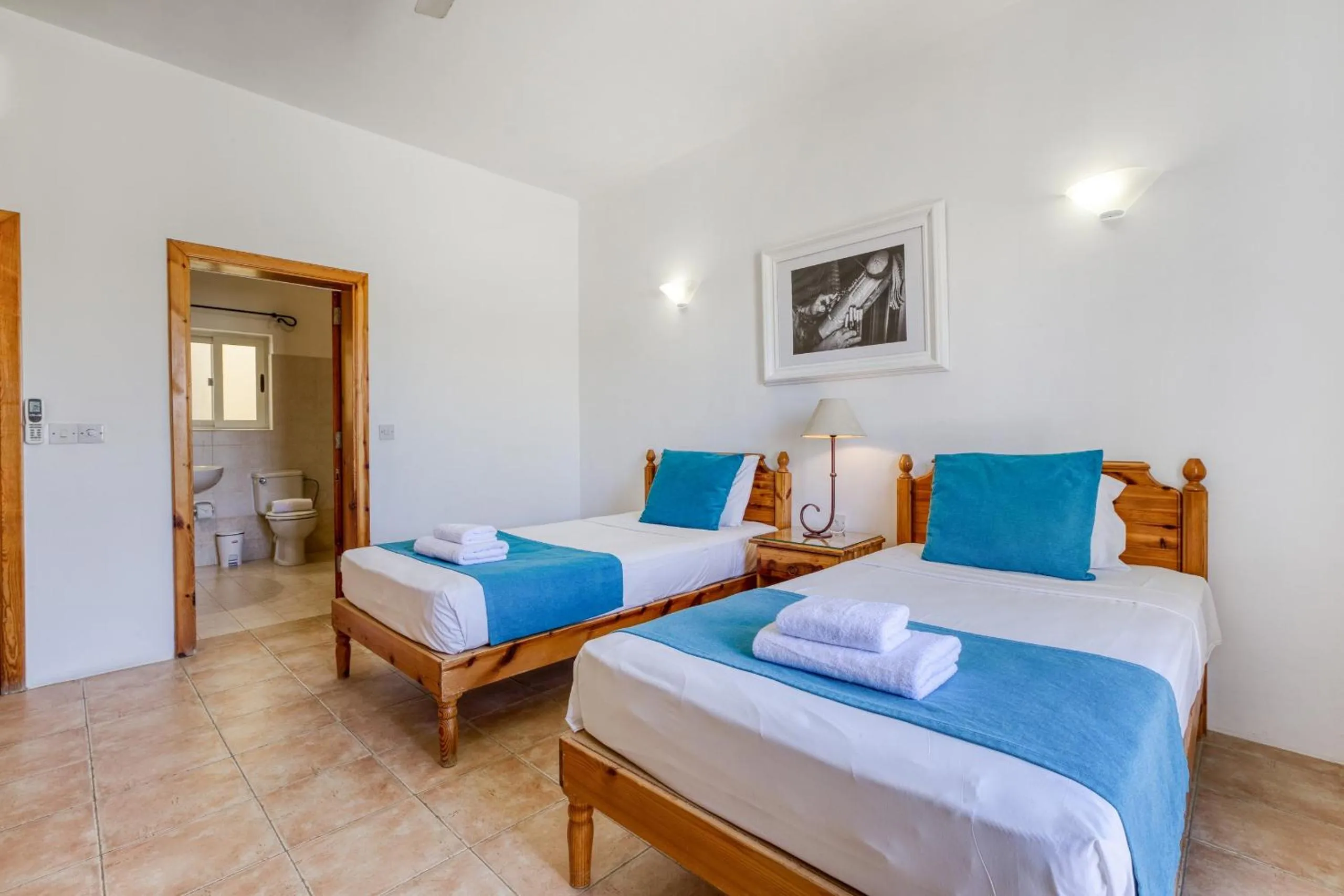 Bed in Ta Frenc Apartments