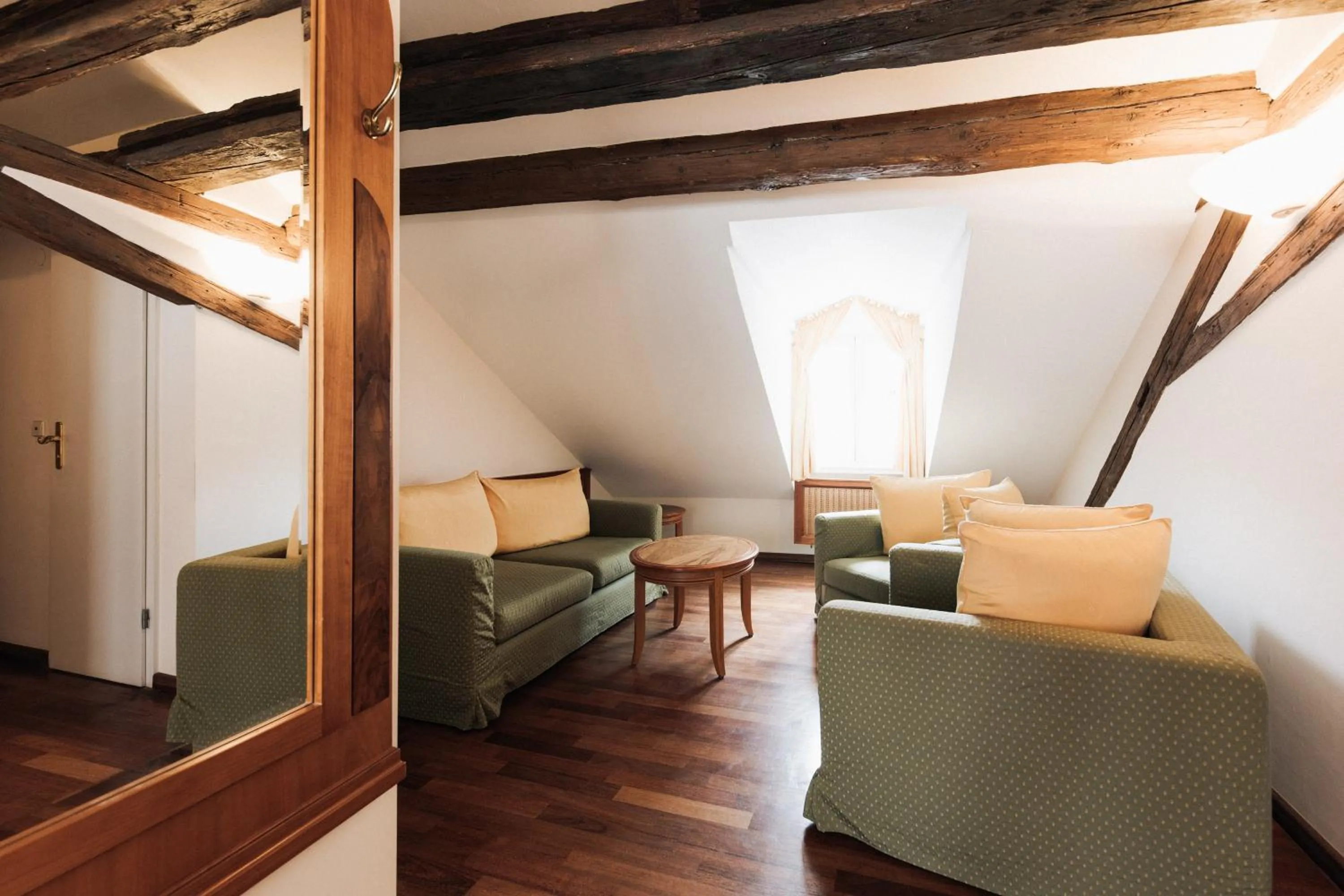 Seating area in Hotel Weisser Bock