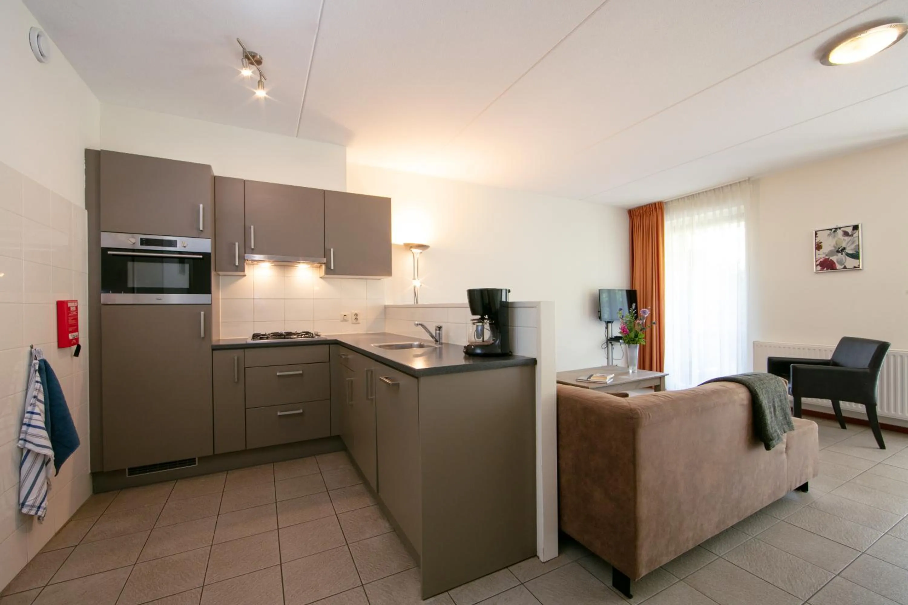 Kitchen or kitchenette in Horsetellerie Rheezerveen