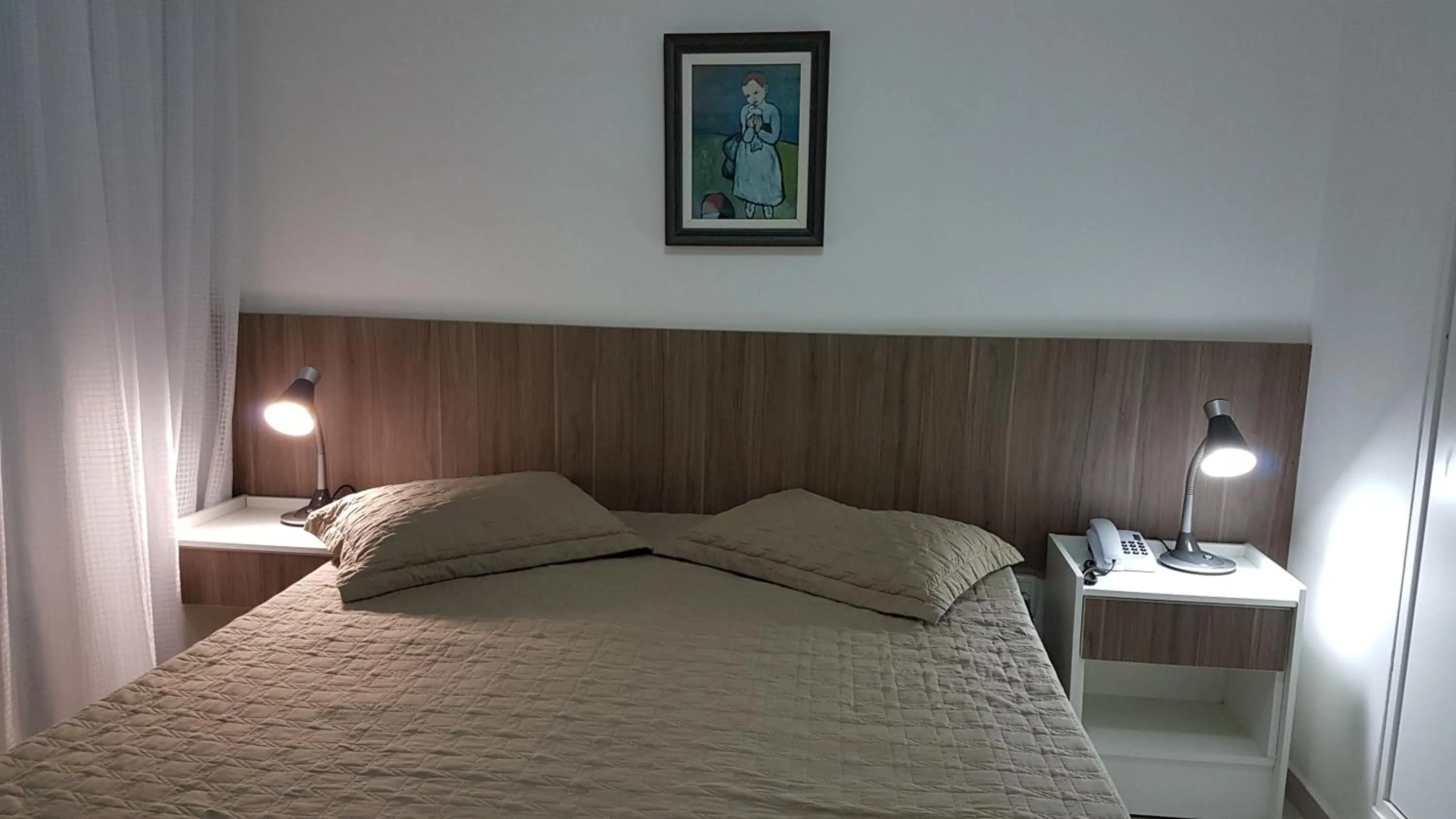 Bed in Hotel Termas Gravatal