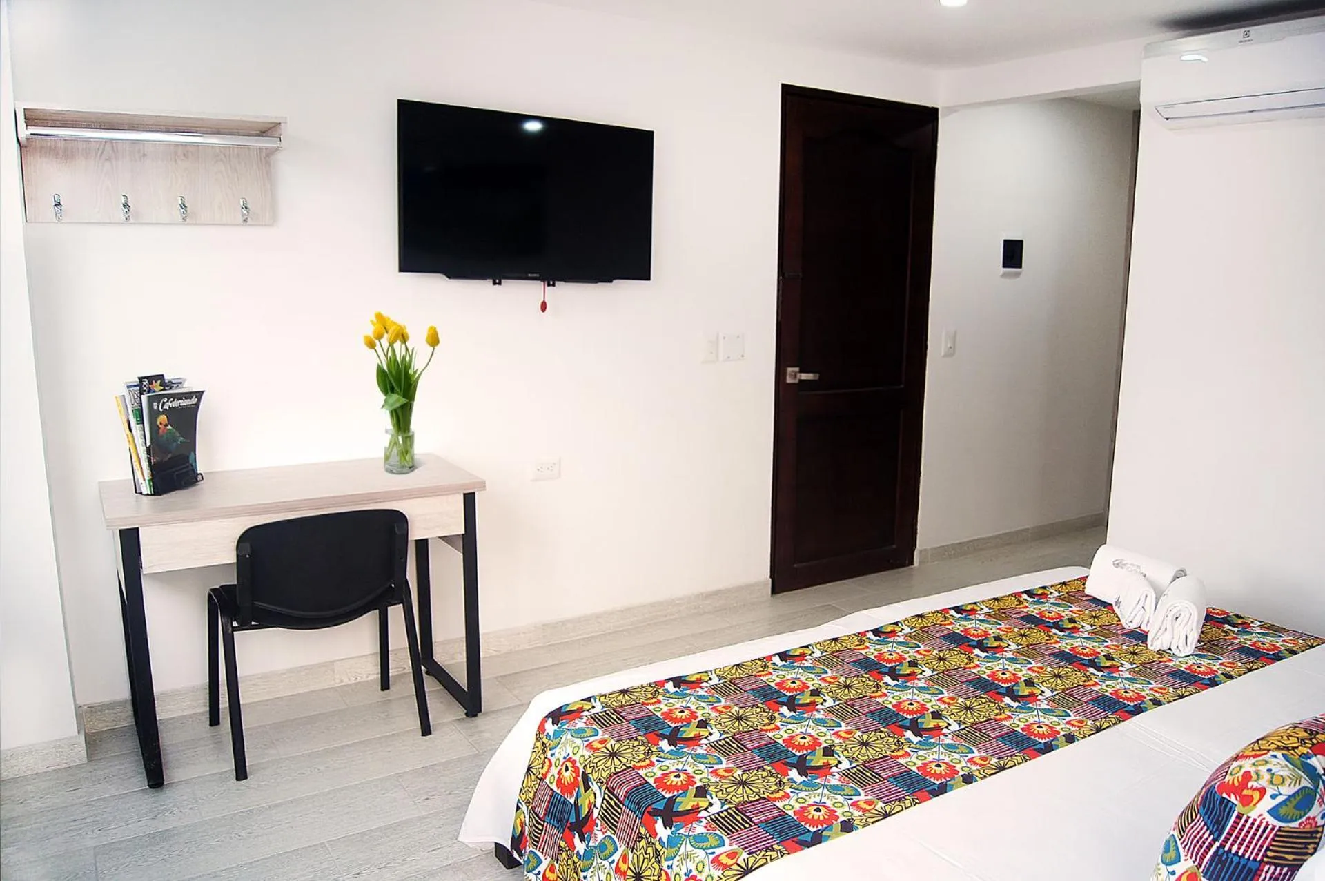 Bed in Hotel Cafeira