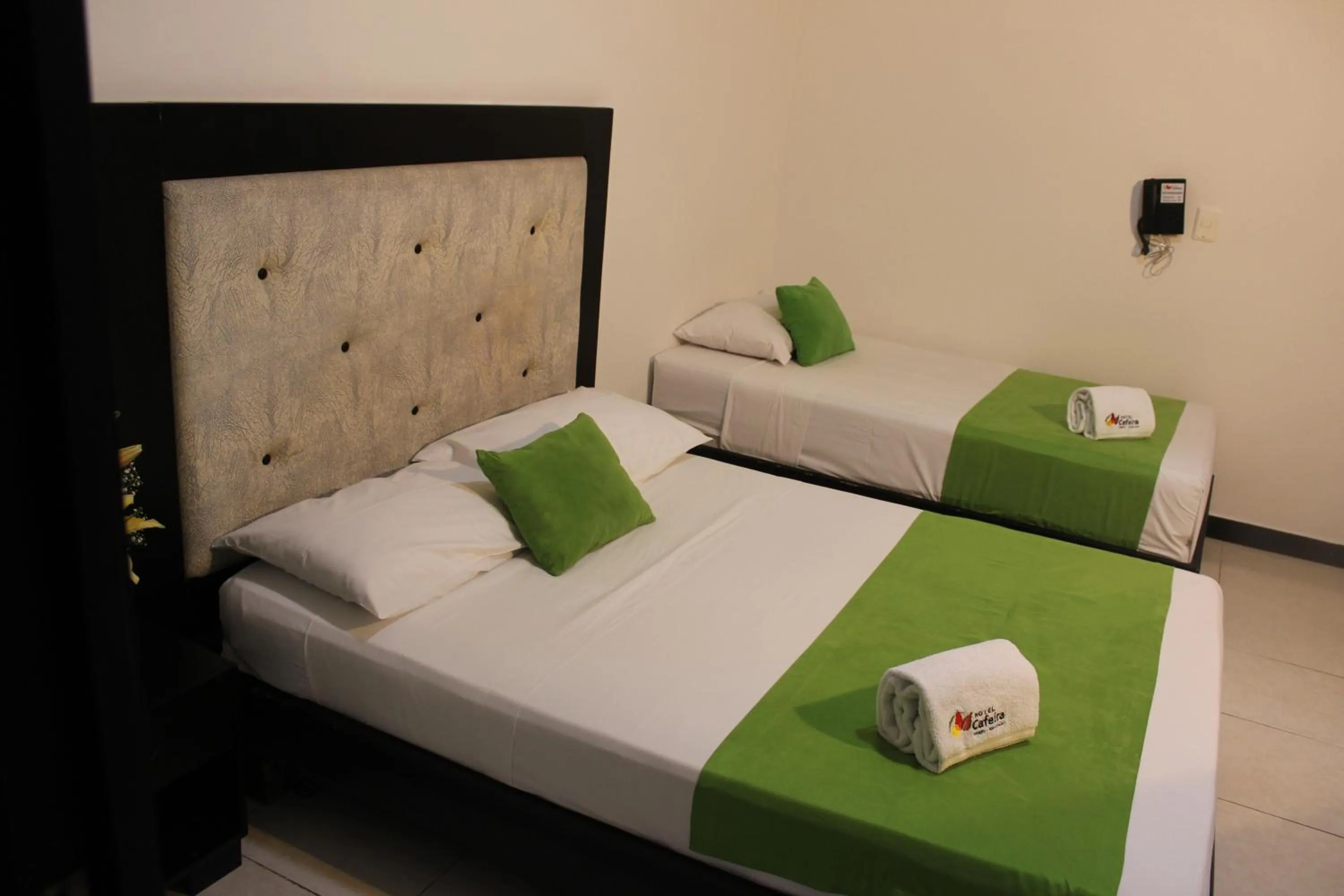 Bed in Hotel Cafeira