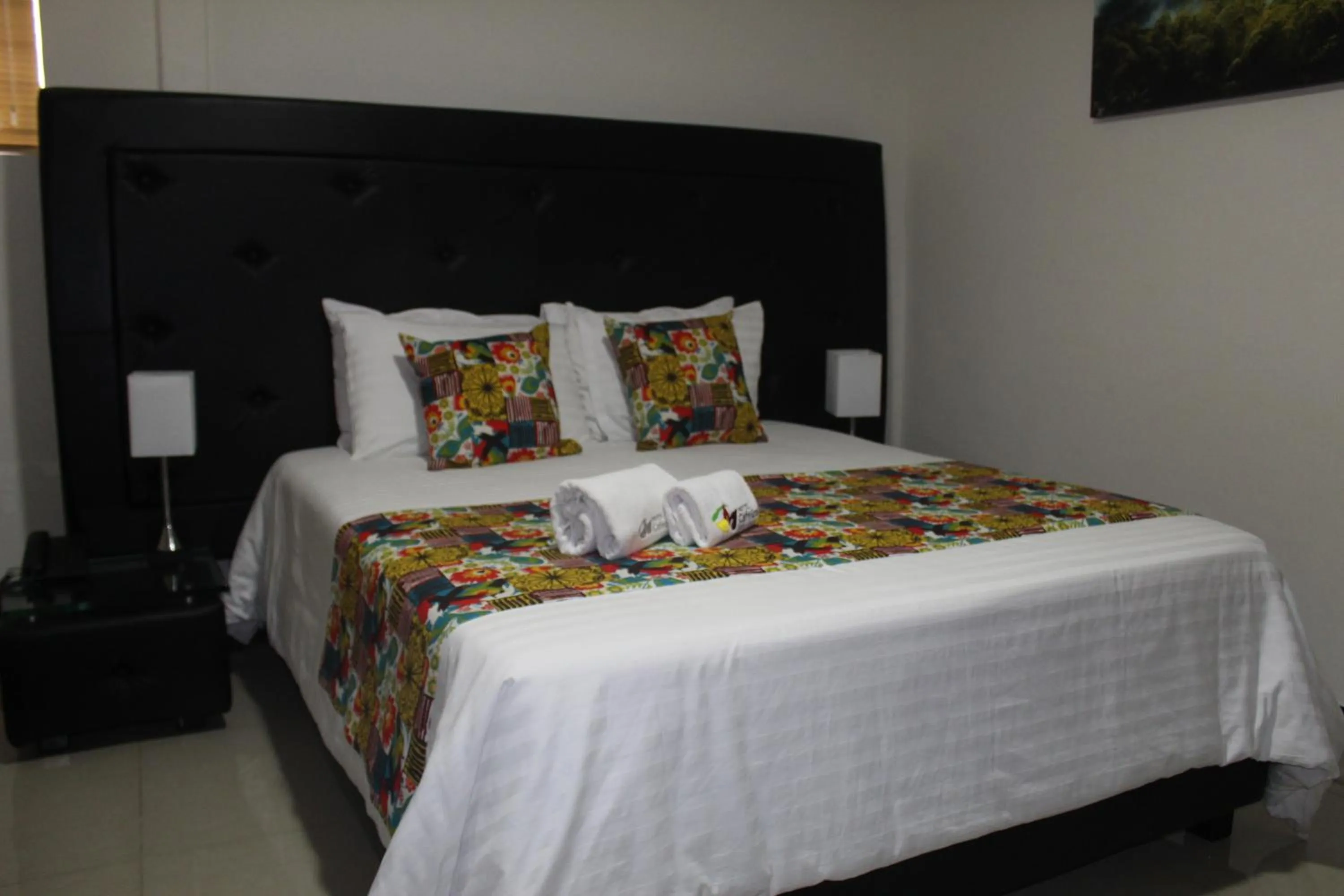 Bed in Hotel Cafeira