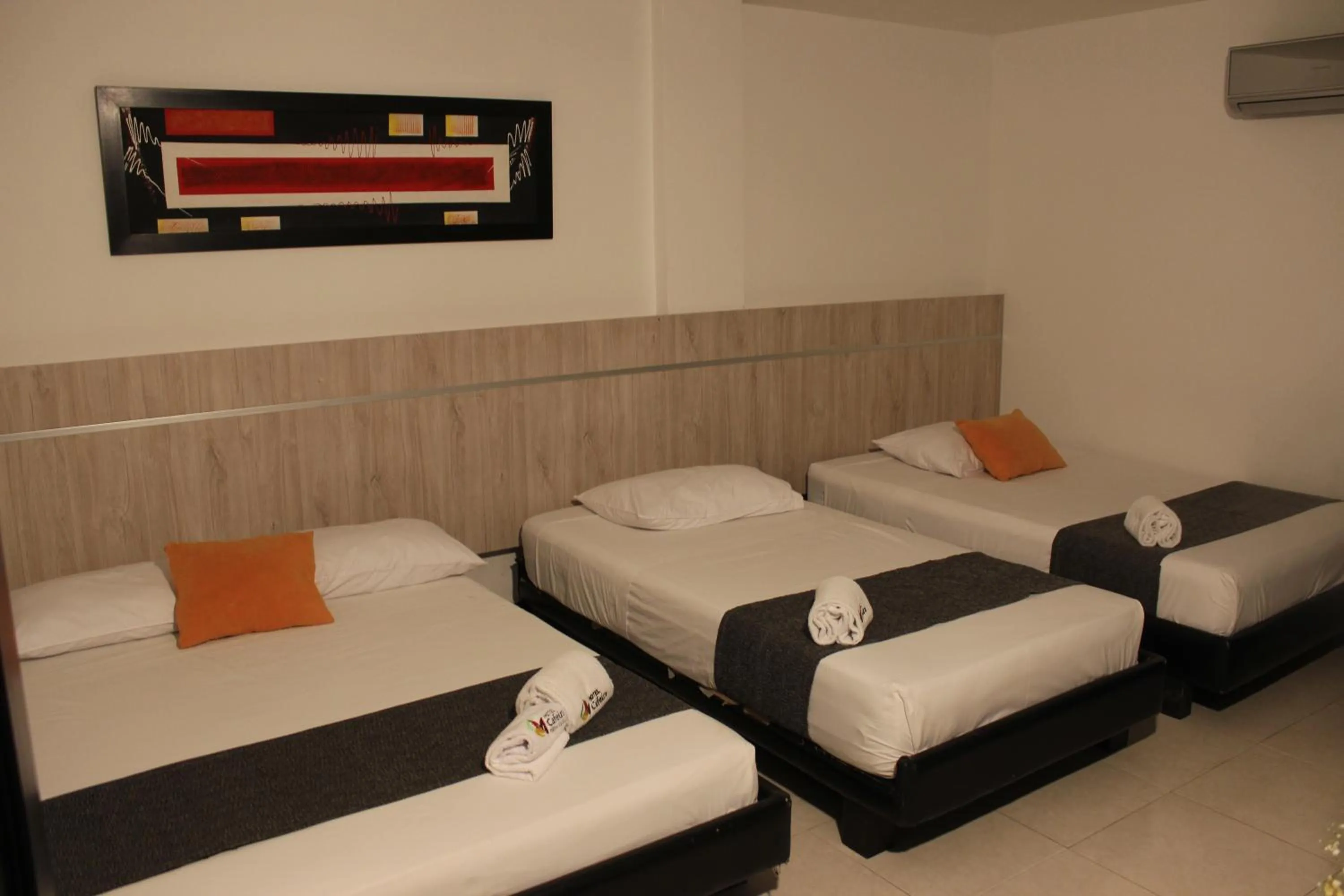 Bed in Hotel Cafeira