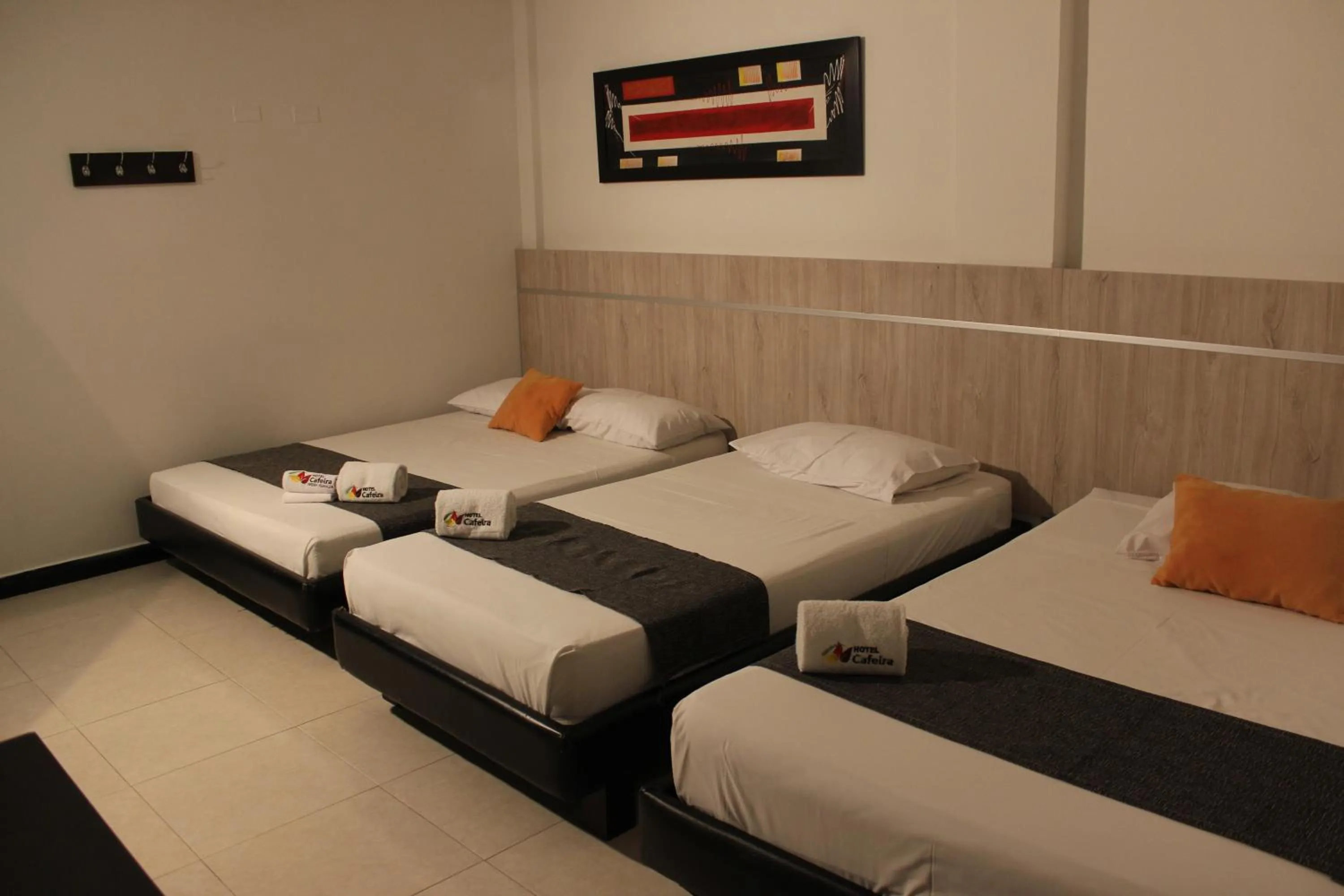 Bed in Hotel Cafeira