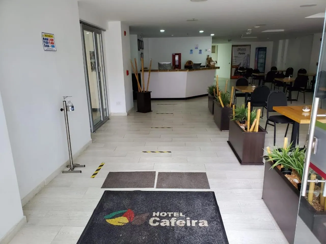 Lobby or reception in Hotel Cafeira