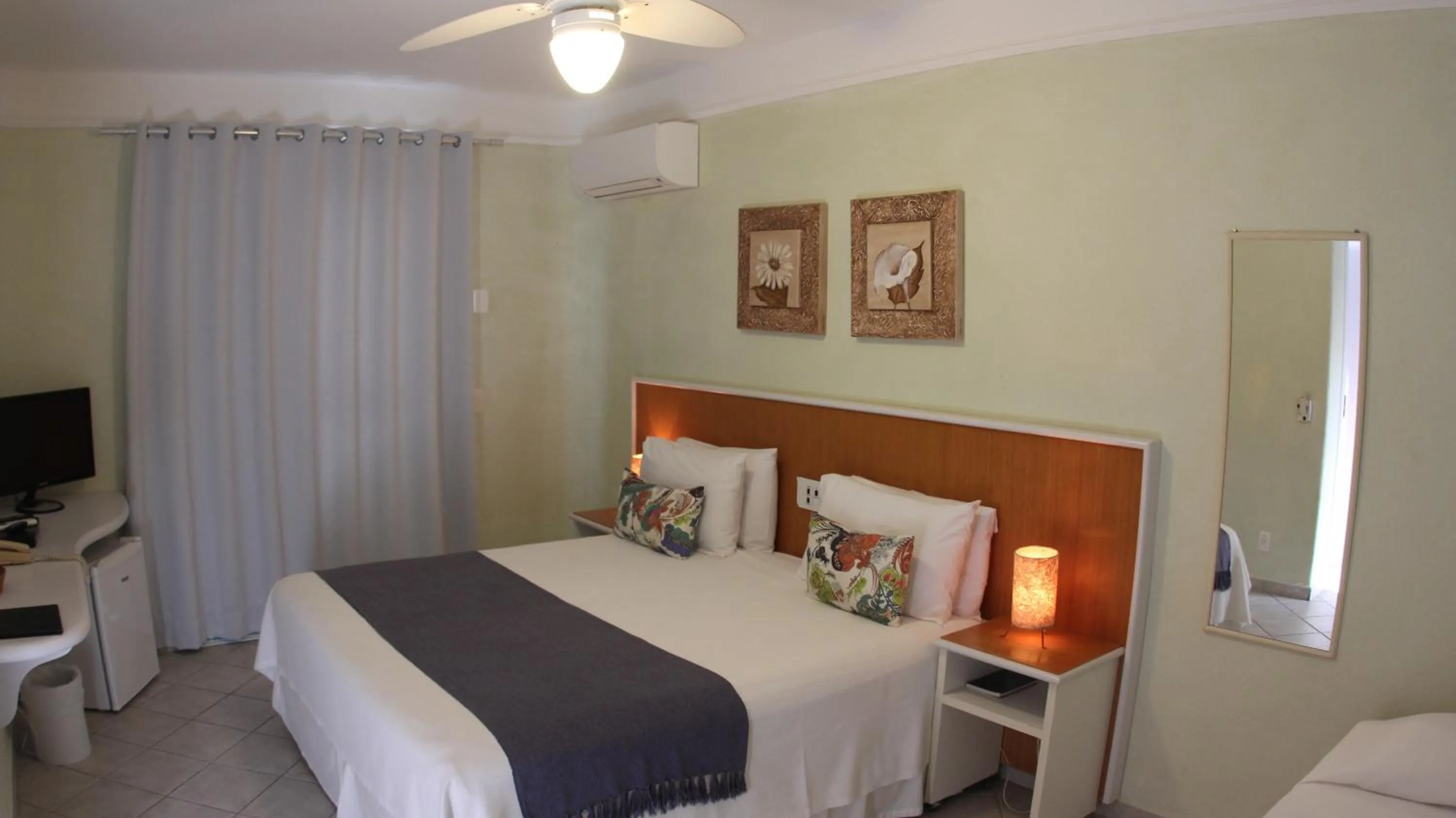 Bed in Atena Praia Hotel