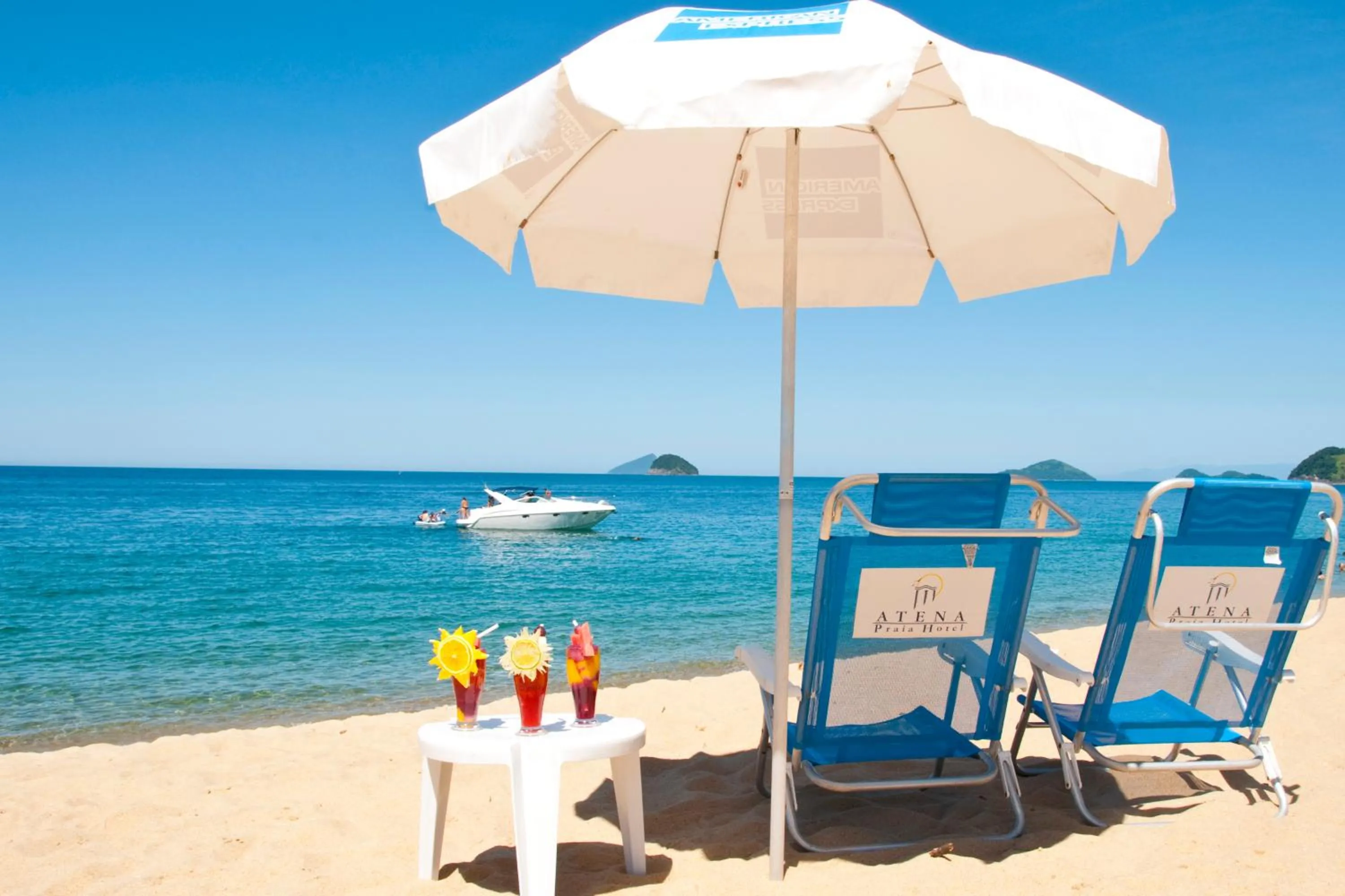 Beach in Atena Praia Hotel