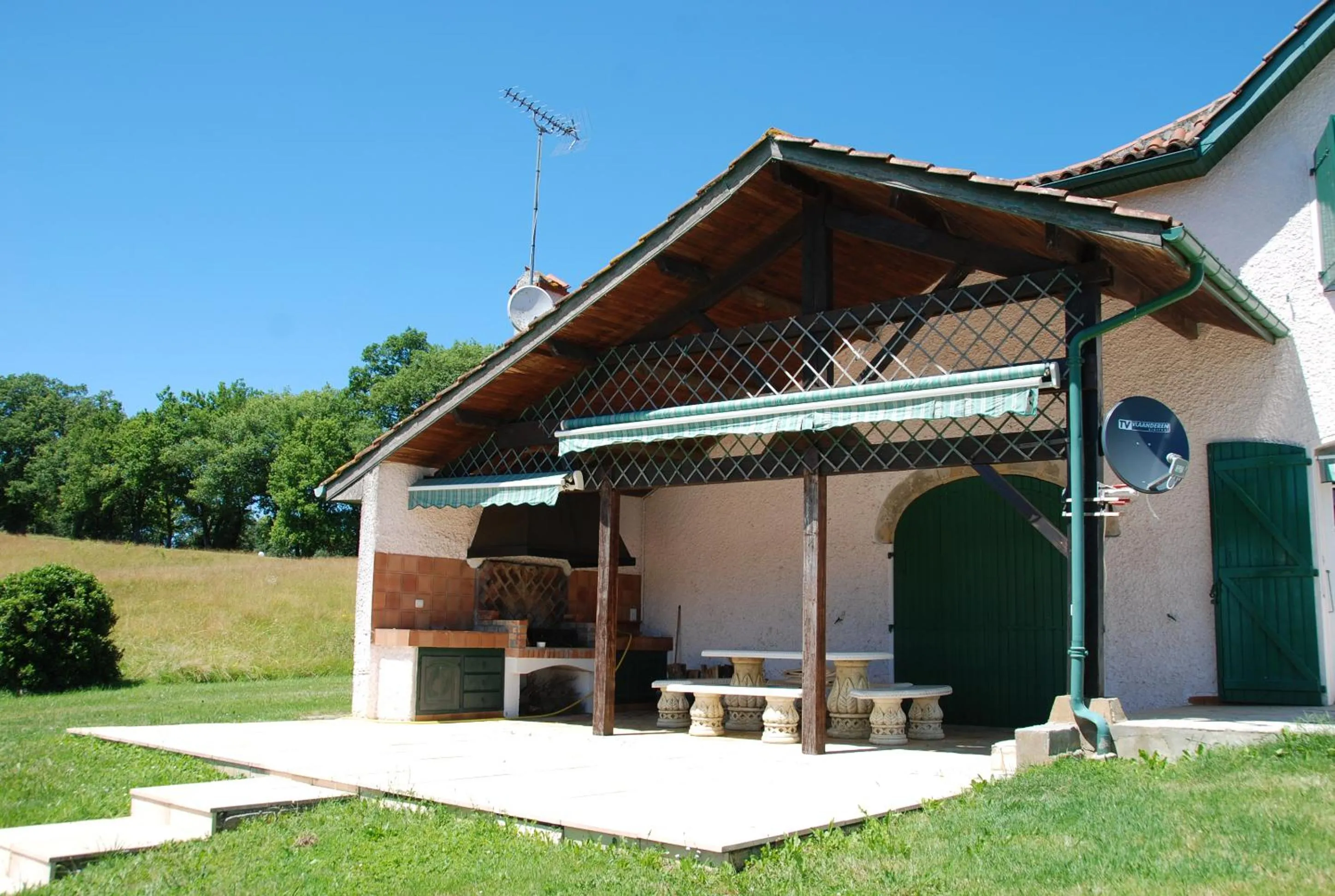 Balcony/Terrace in Domaine Sainte Barthe, entre Marciac et Nogaro