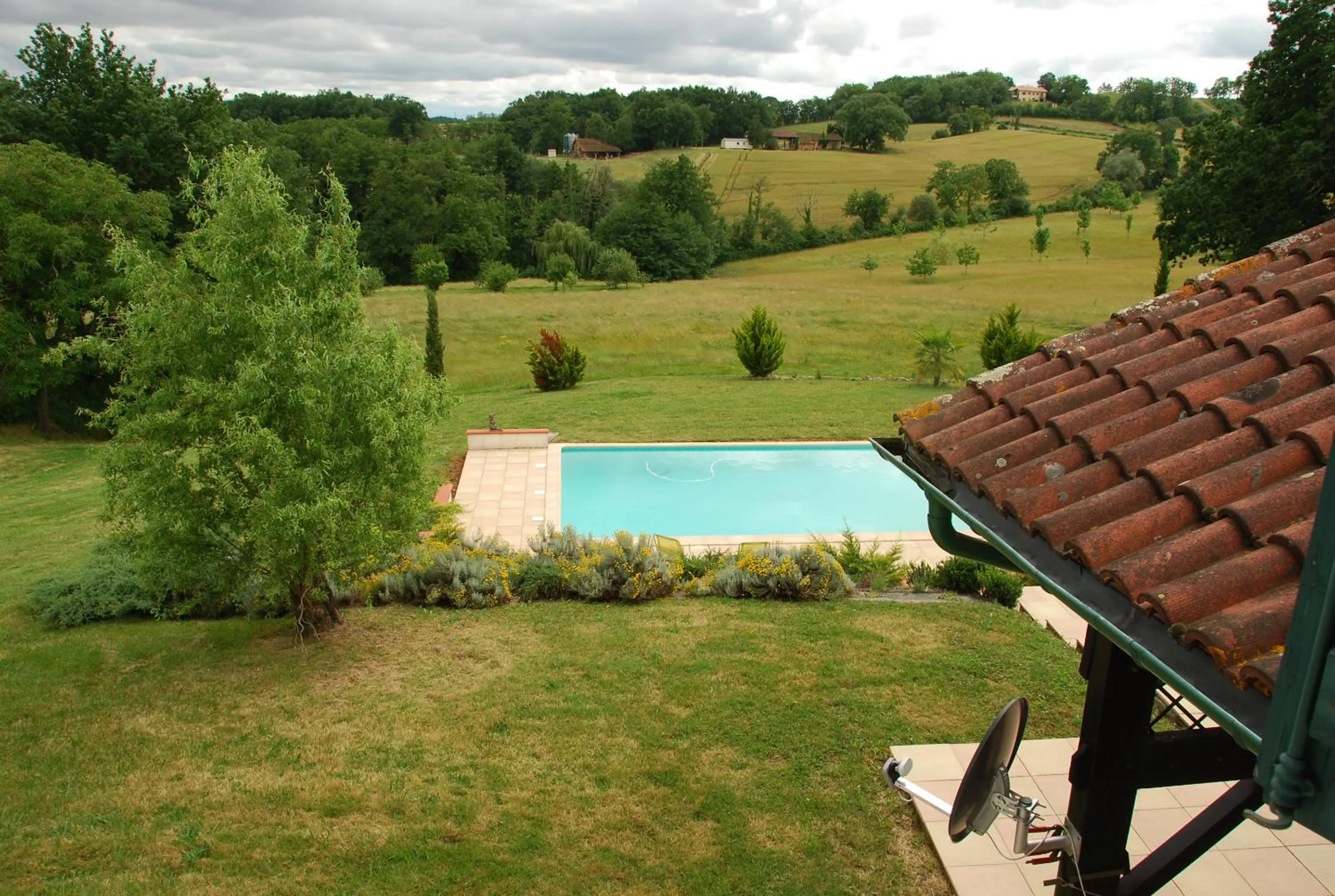View (from property/room) in Domaine Sainte Barthe, entre Marciac et Nogaro