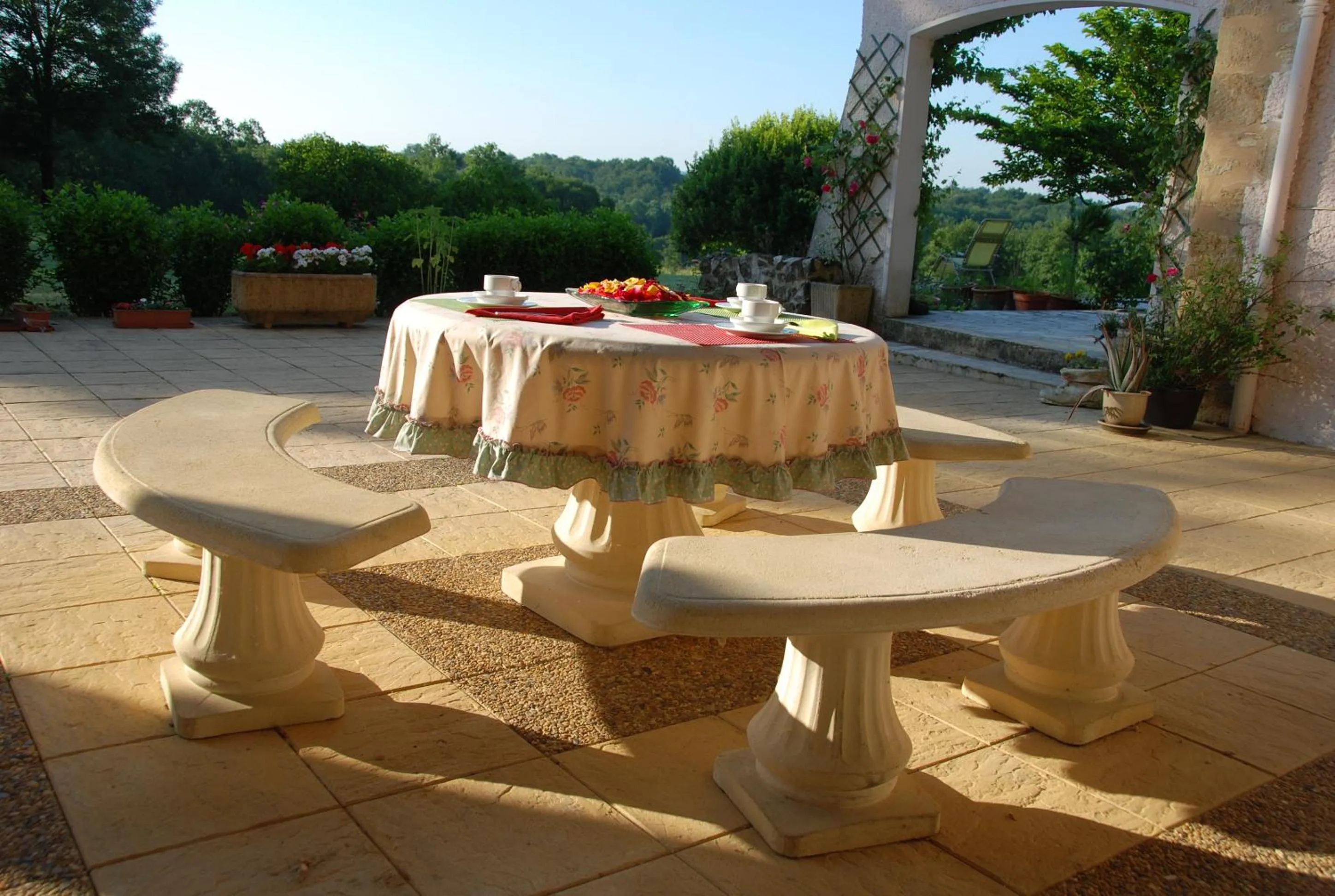 Breakfast in Domaine Sainte Barthe, entre Marciac et Nogaro