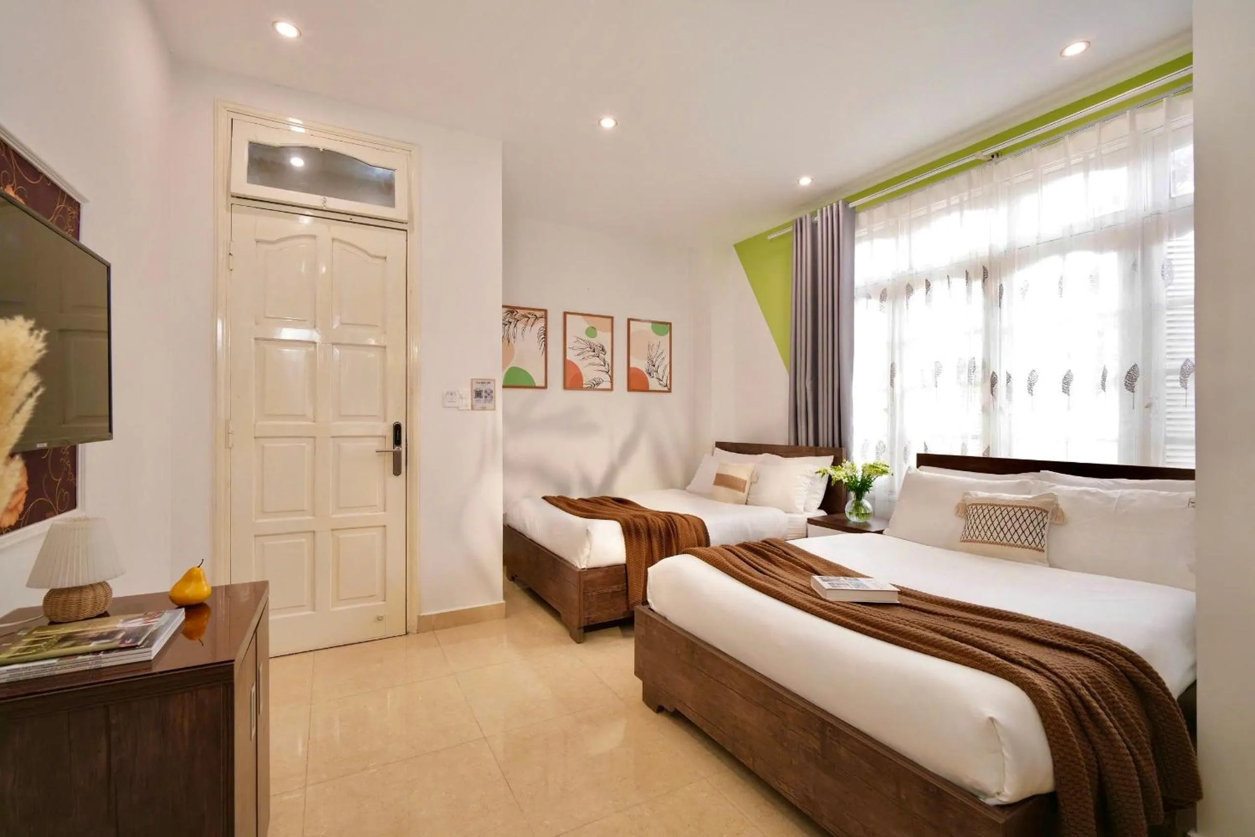 Bed in Green Meadow Central Đà Lạt - O'TEL