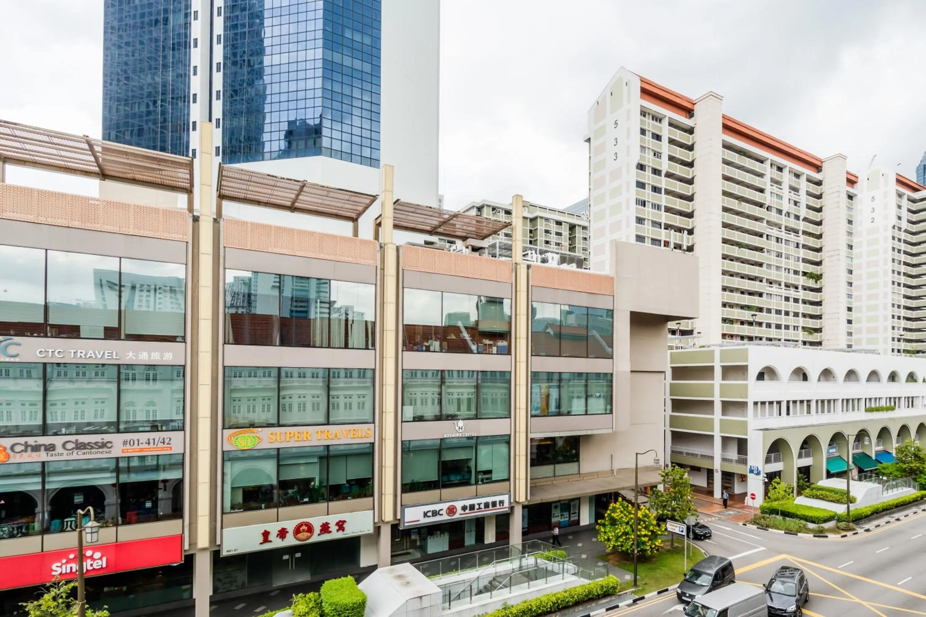 View (from property/room) in Bliss Hotel Singapore