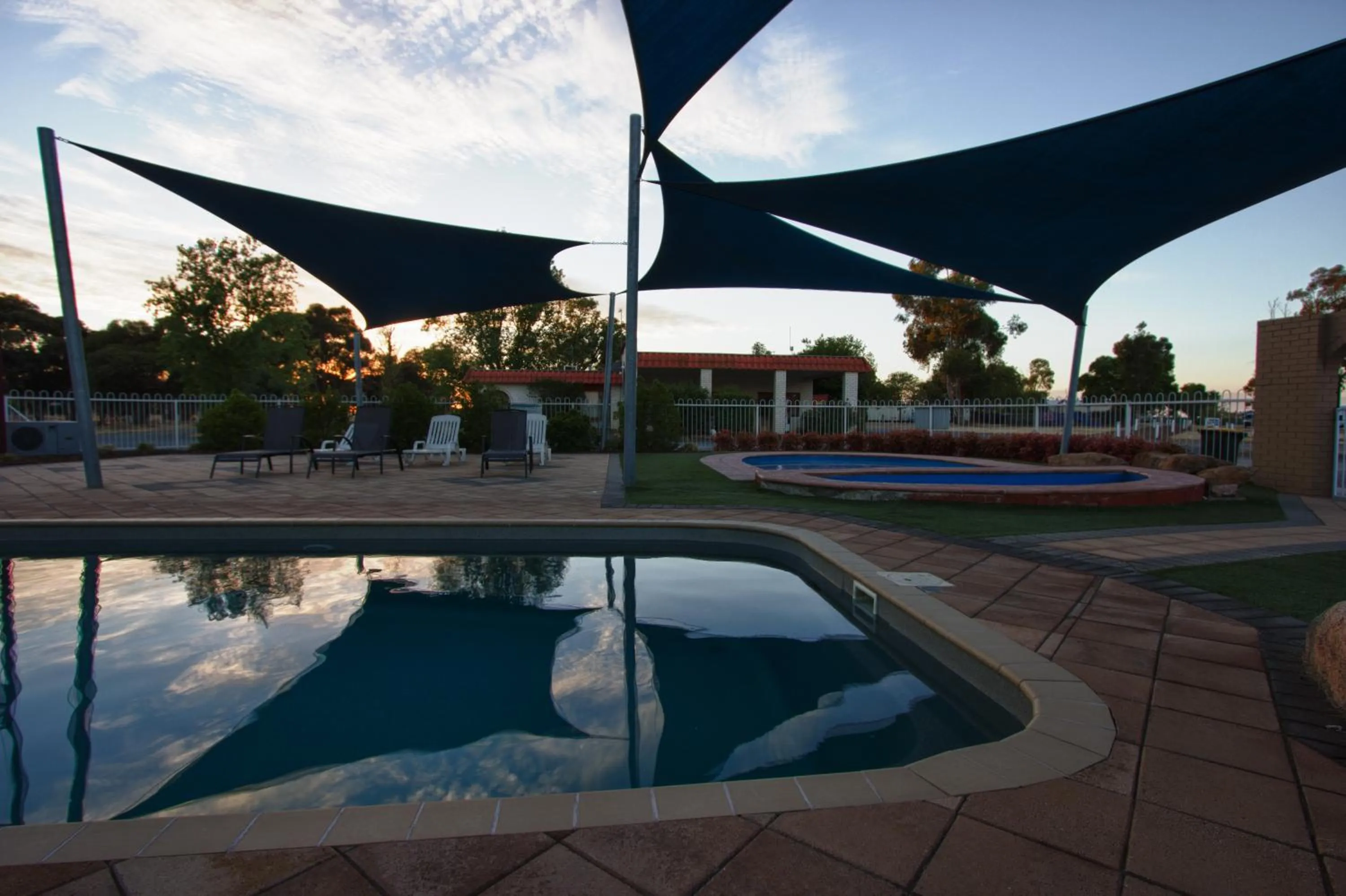 Swimming pool in Horsham Holiday Park