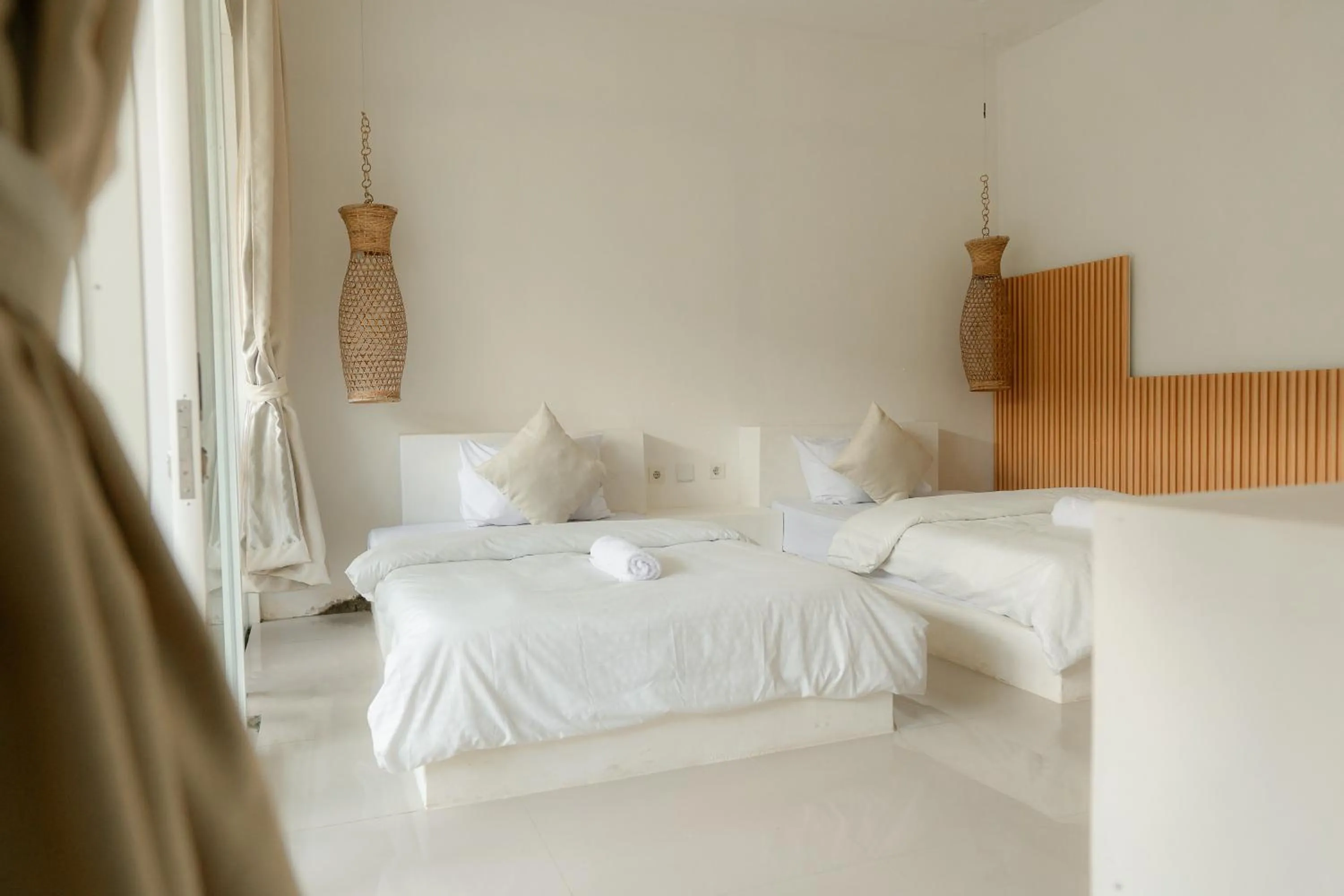 Bed in Gili Paddy Hotel