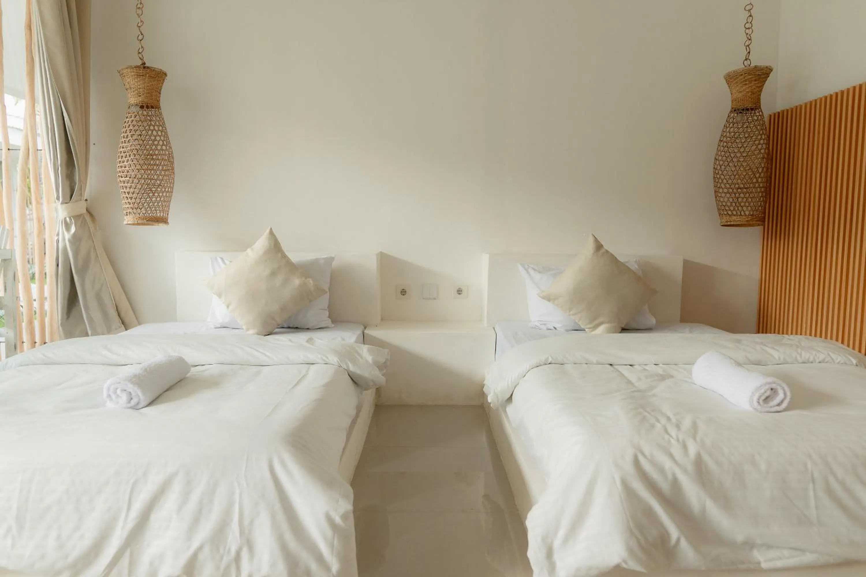 Bed in Gili Paddy Hotel