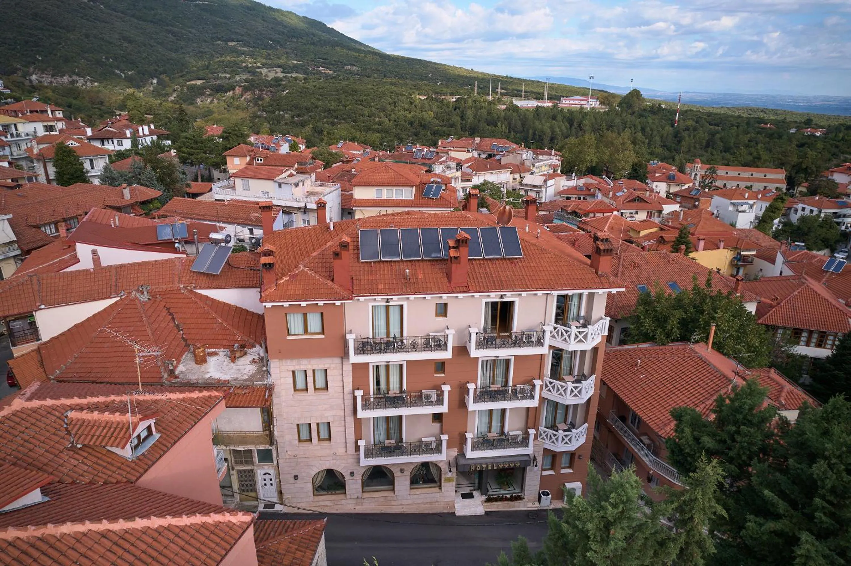 Bird's eye view in Olympus Mediterranean Boutique Hotel