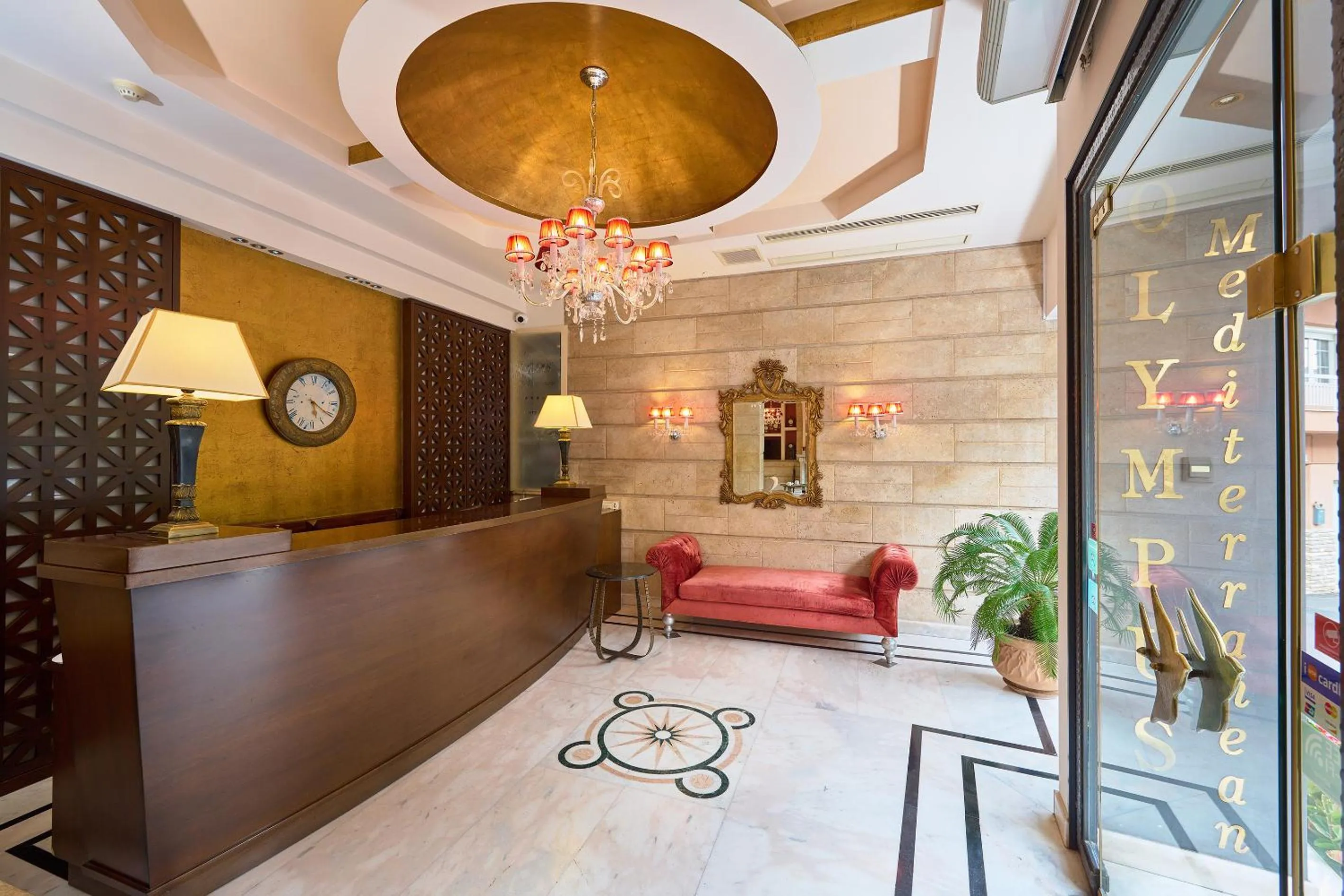 Facade/entrance in Olympus Mediterranean Boutique Hotel