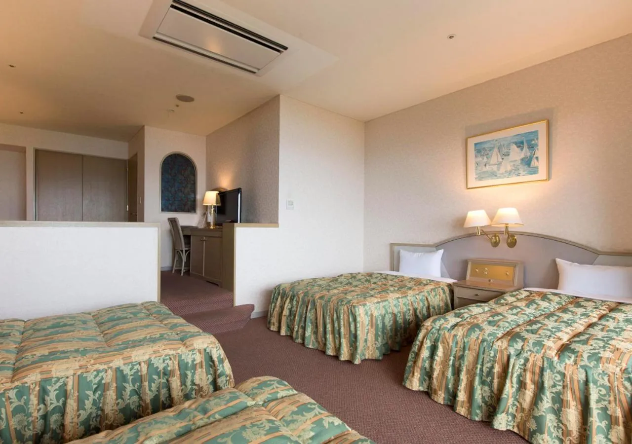 Bed in Izumigo Hotel Altia Toba