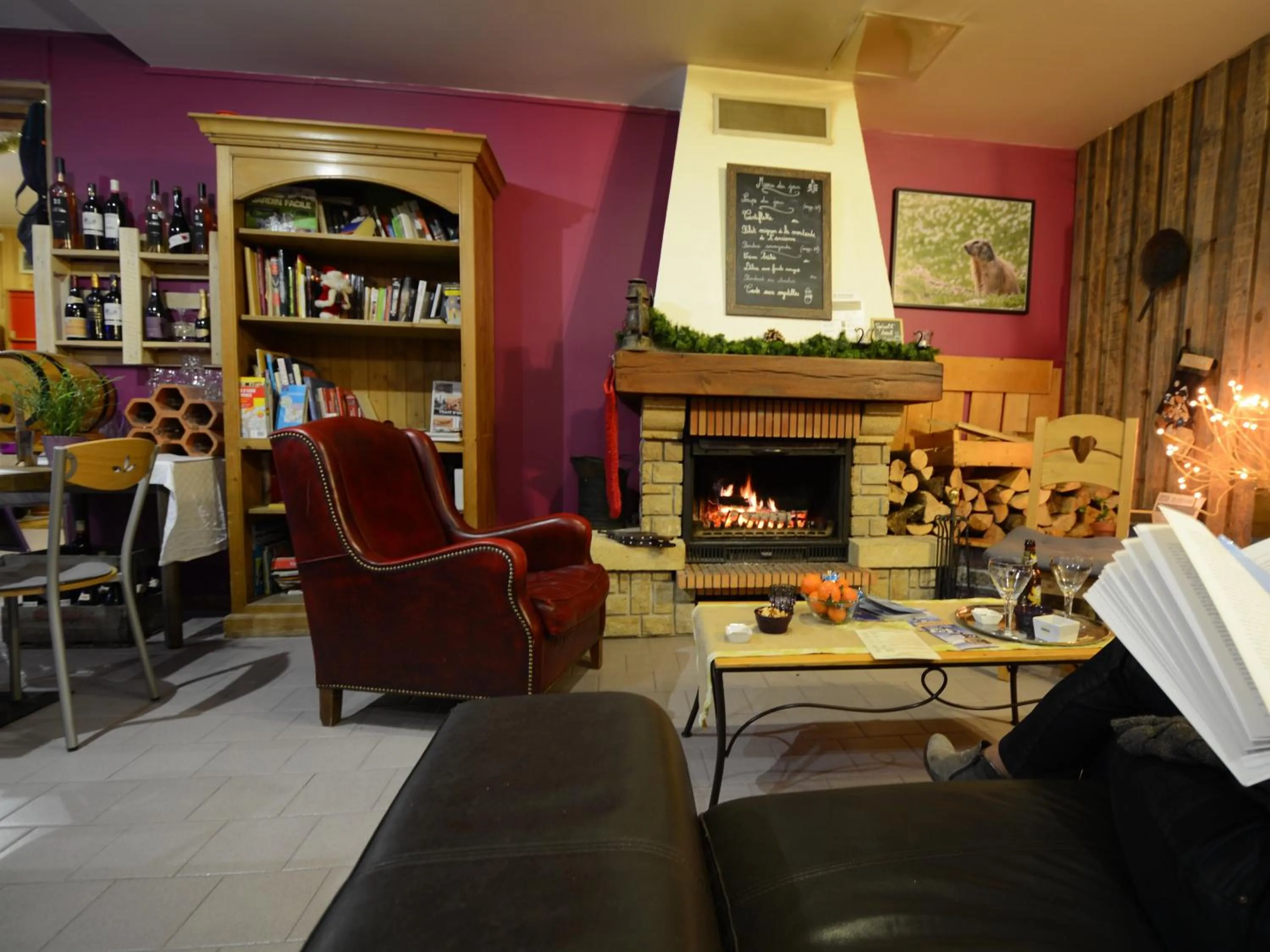 Living room in Hostellerie de Rimplas