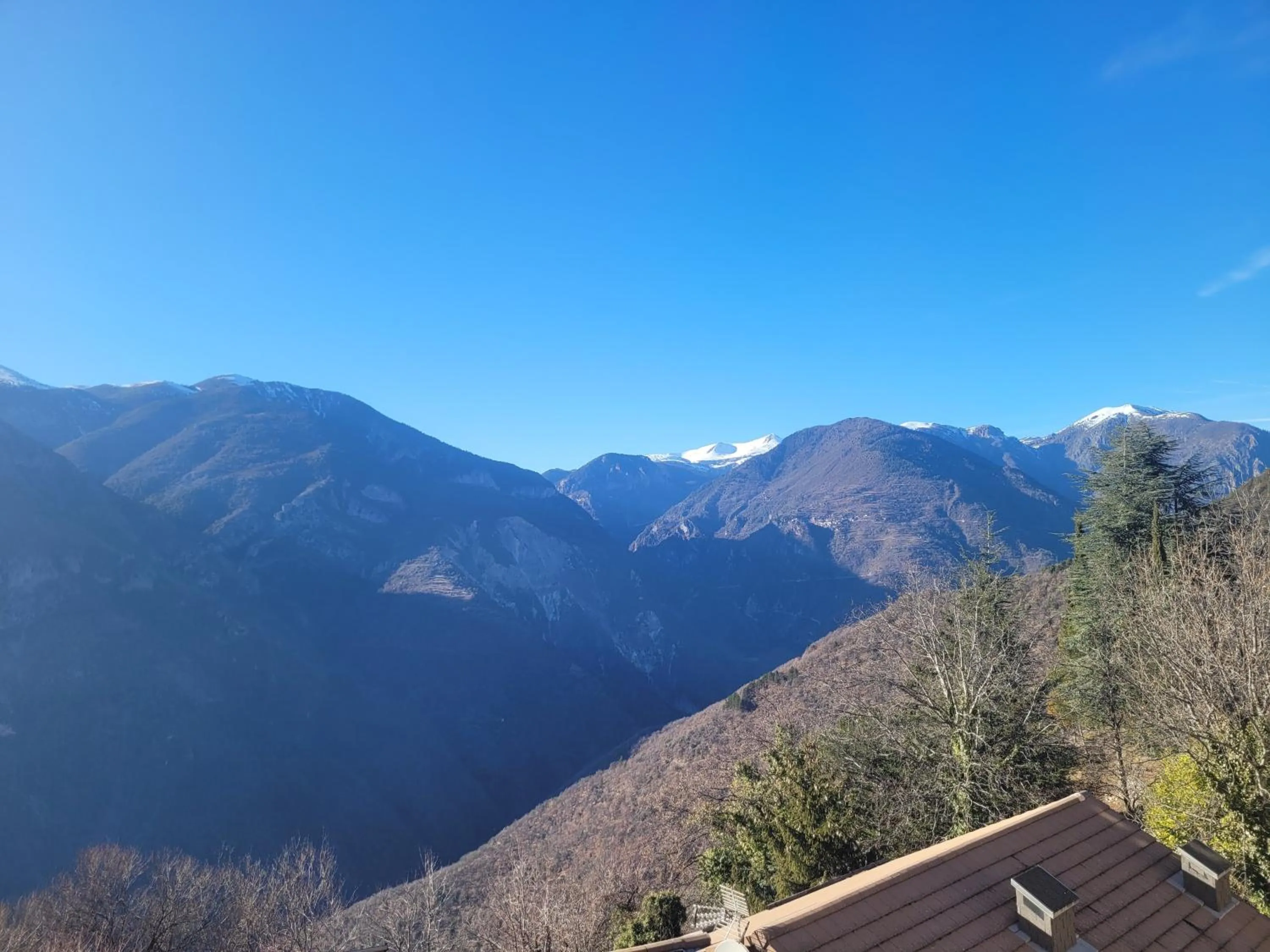 Natural landscape in Hostellerie de Rimplas