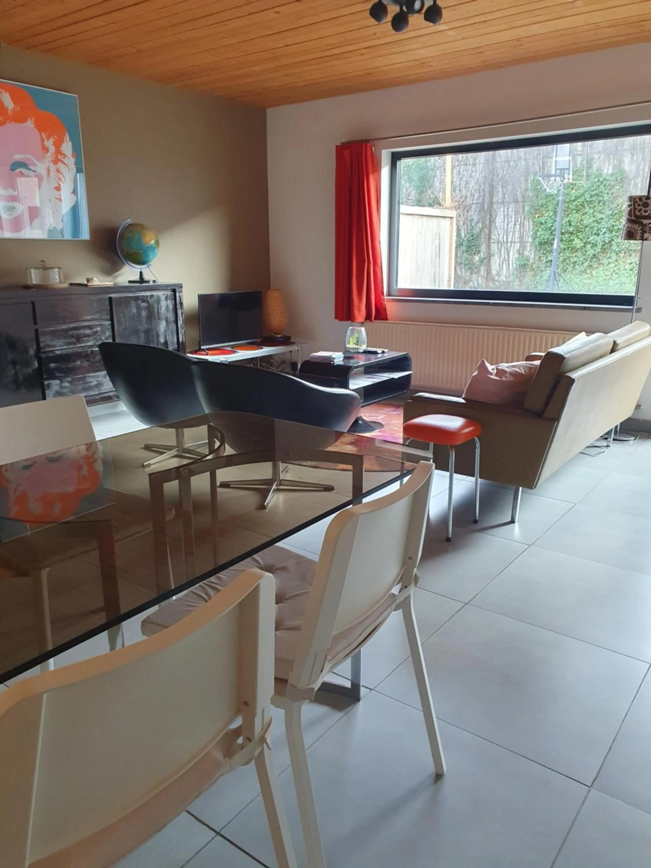 Living room in B&B De Vlaschaerd