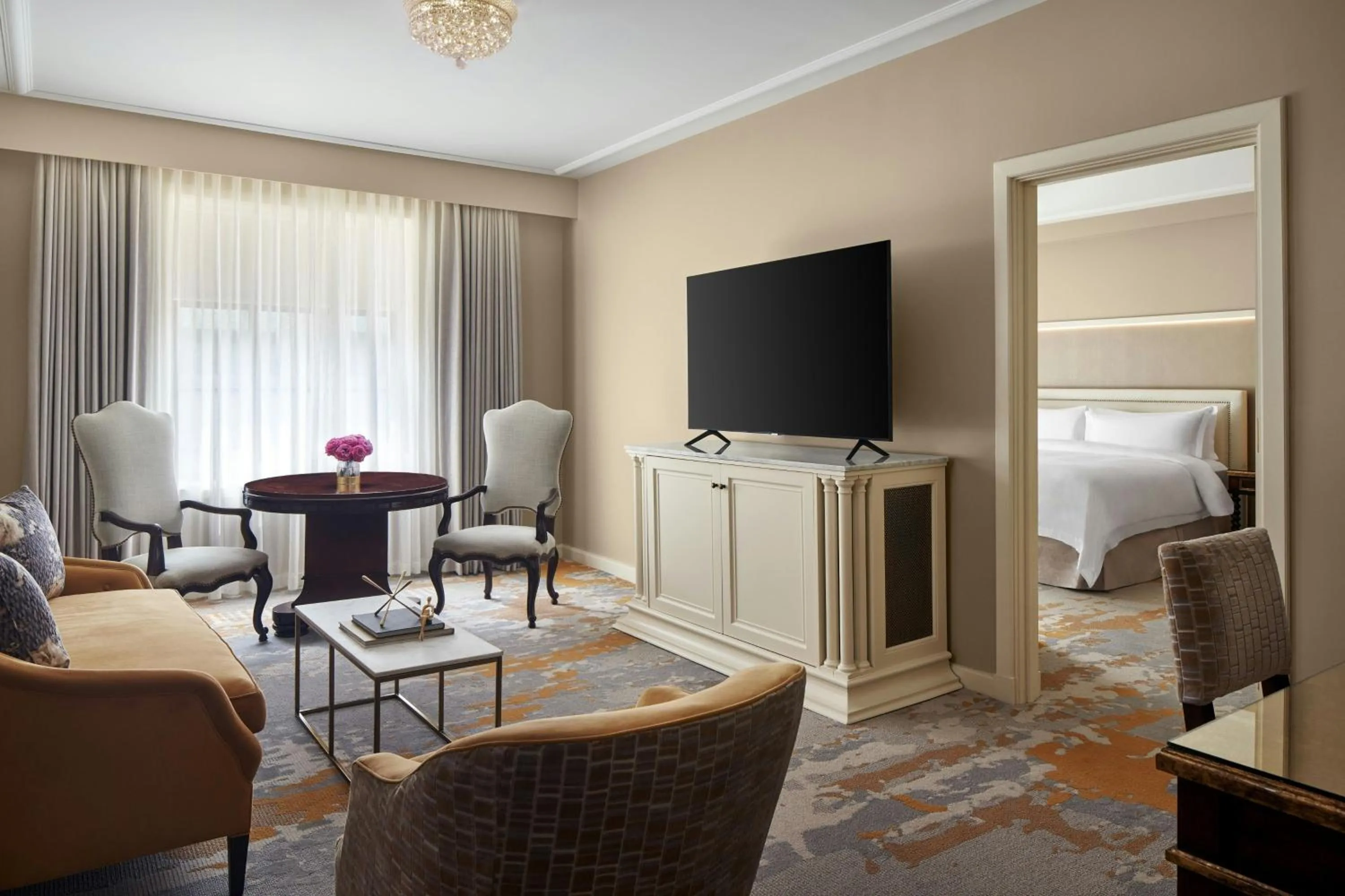 Living room, Bed in The St. Regis Washington, D.C.