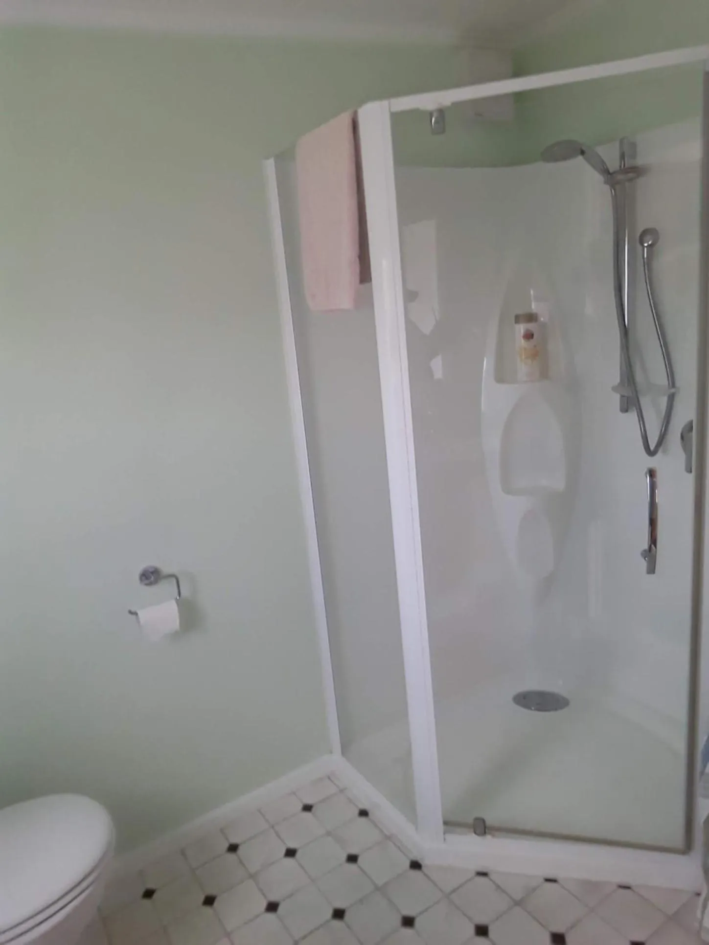 Shower in Western House B&B Kurow