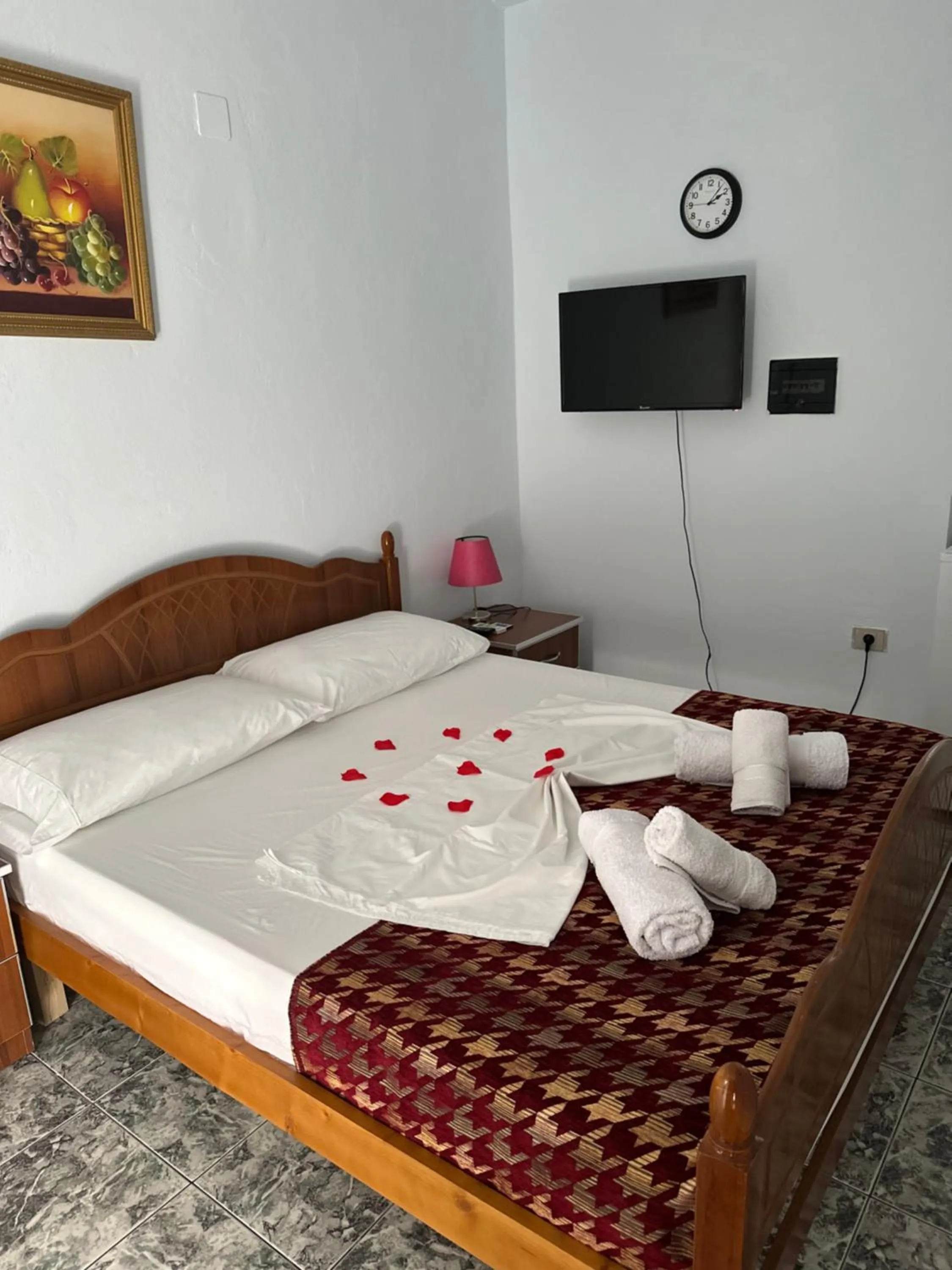 Bed in Chicago hotel