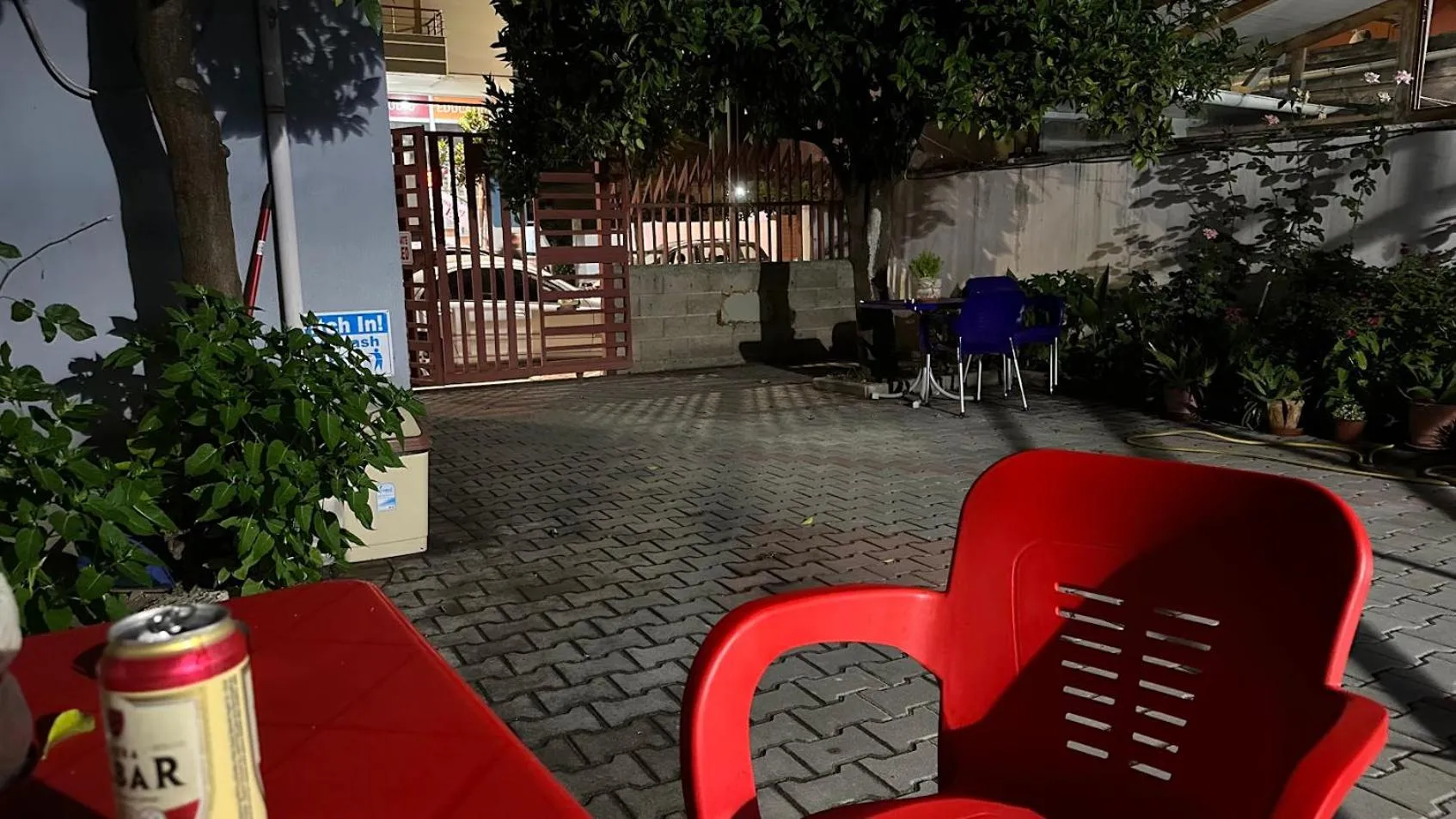 Patio in Chicago hotel