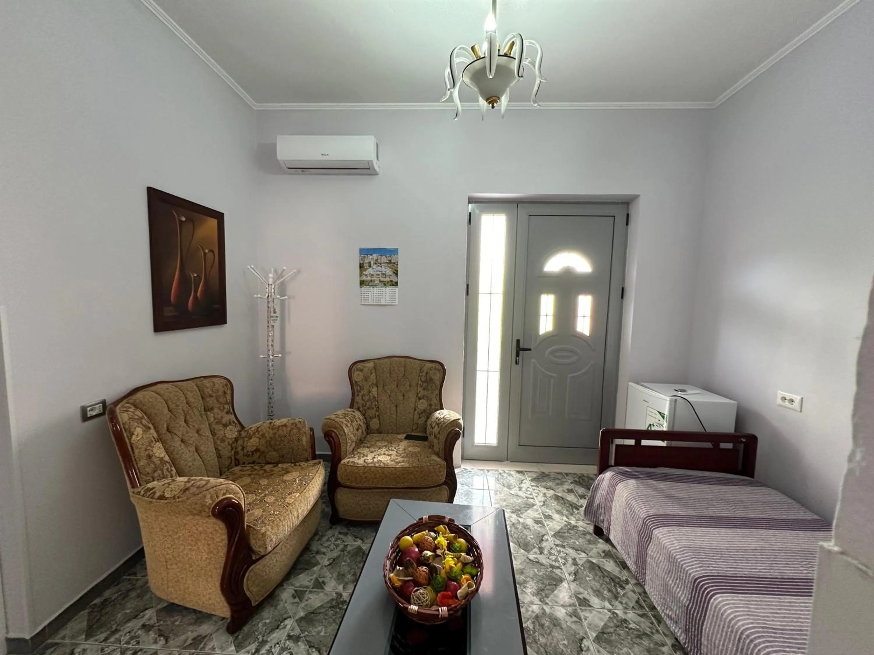 Bed in Chicago hotel