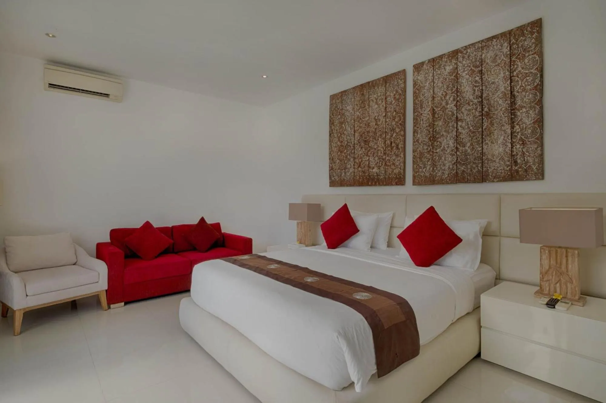 Bedroom, Bed in Canggu Villa by Sanga Sanga Hospitality