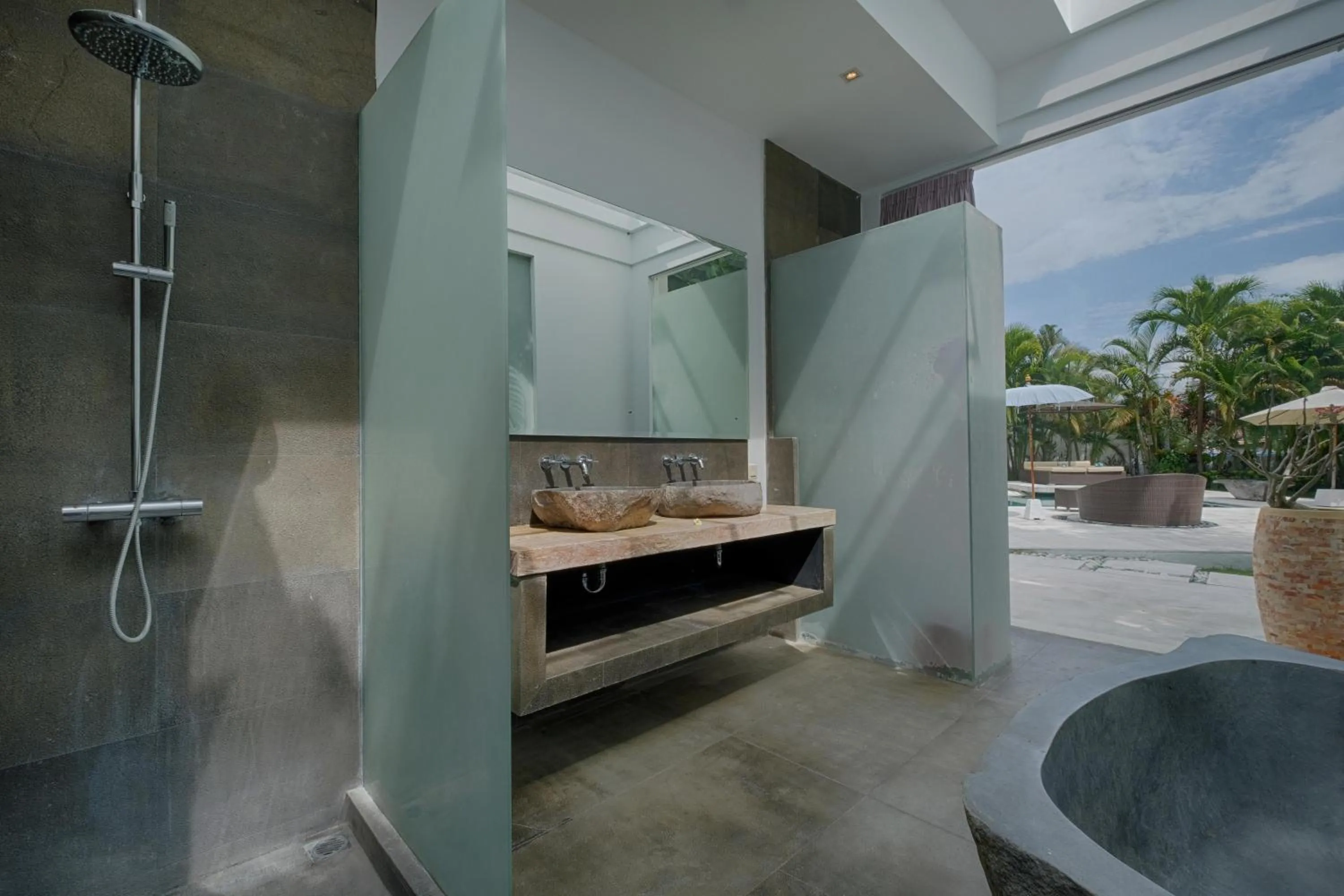 Bathroom in Canggu Villa by Sanga Sanga Hospitality