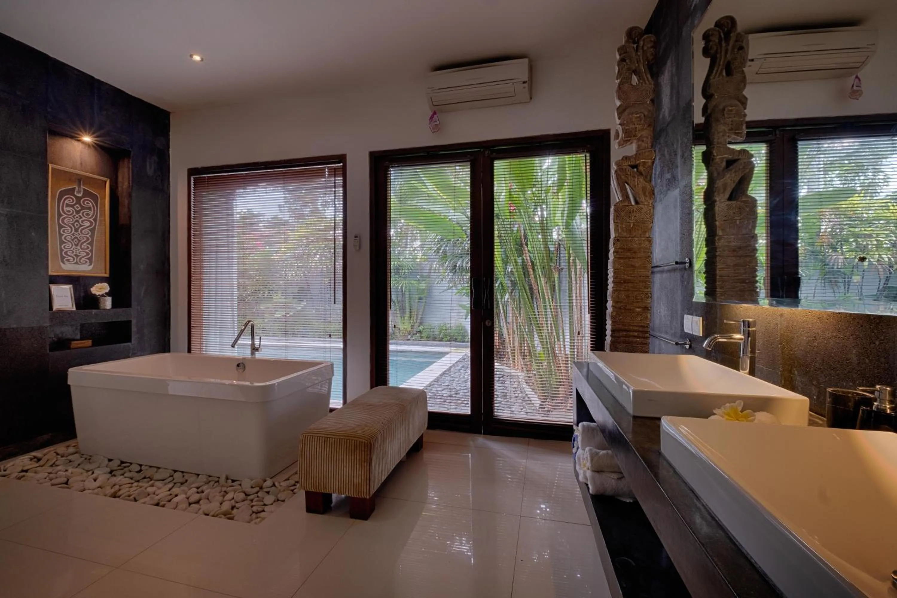 Bath in Canggu Villa by Sanga Sanga Hospitality