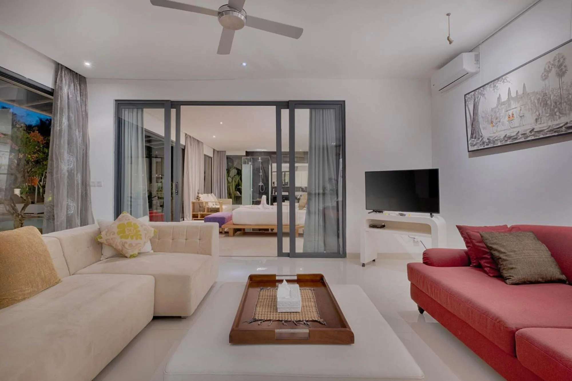 Living room in Canggu Villa by Sanga Sanga Hospitality