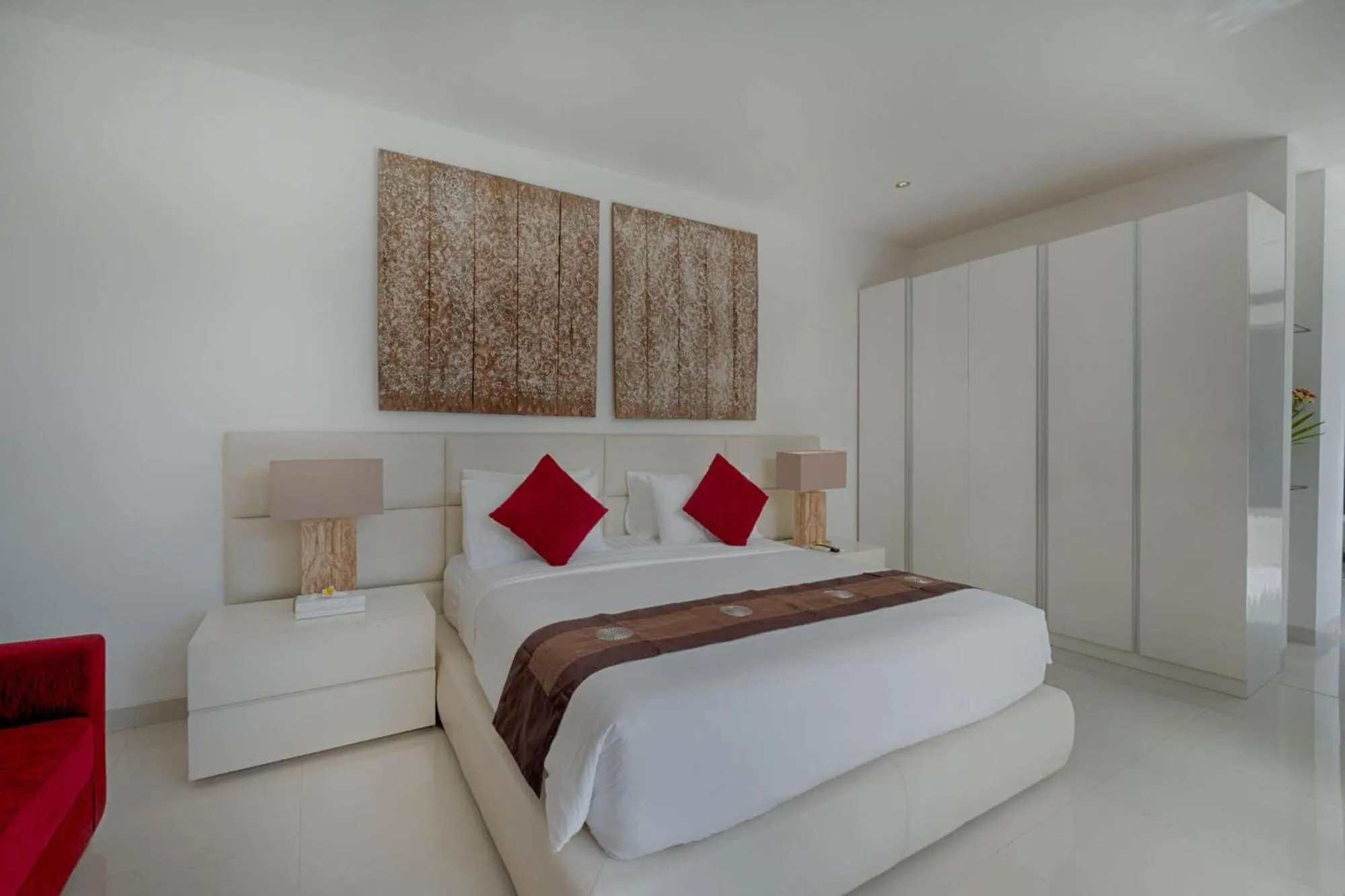 Bedroom, Bed in Canggu Villa by Sanga Sanga Hospitality