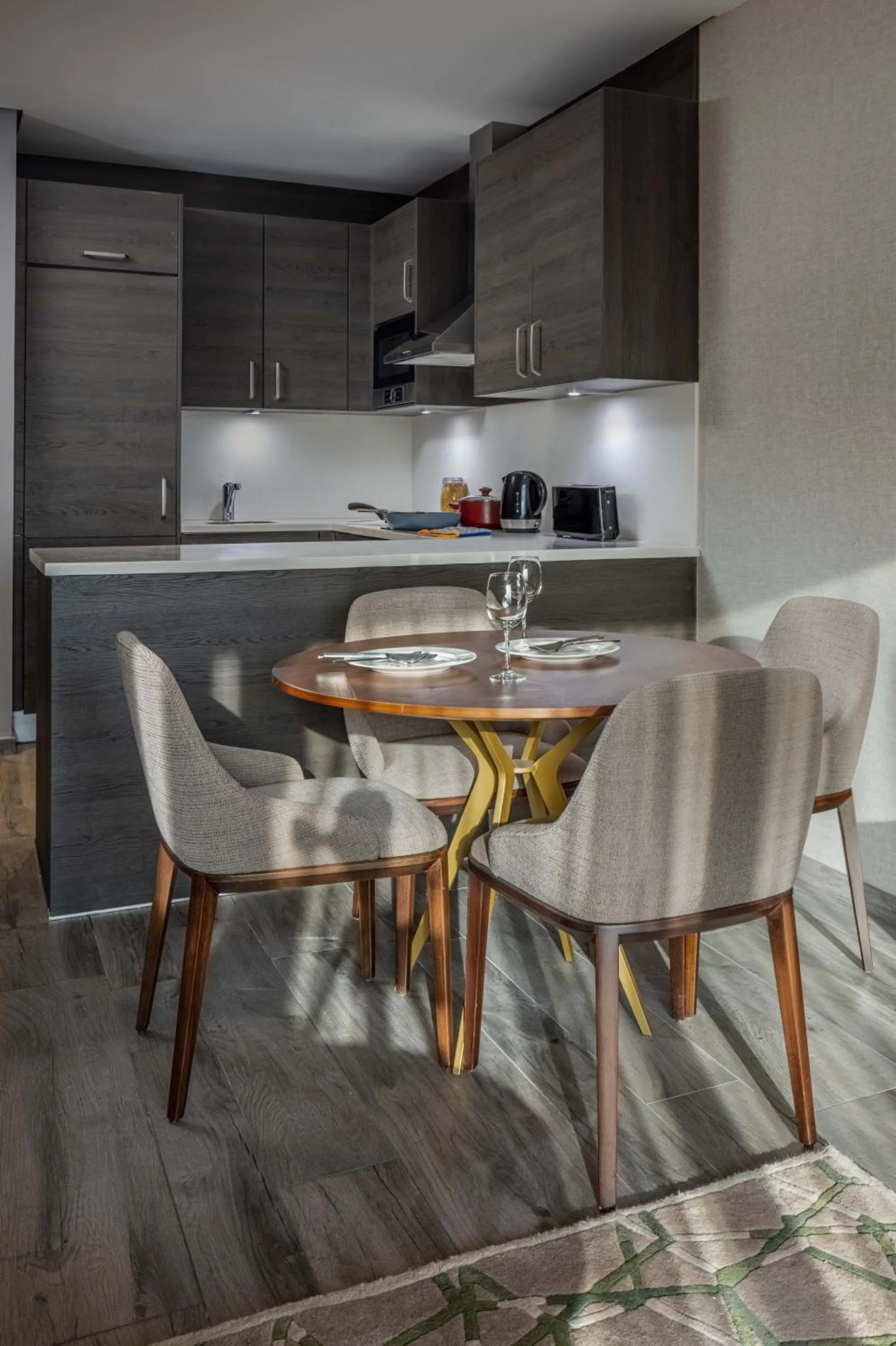 Kitchen or kitchenette in Ascott Corniche Al Khobar