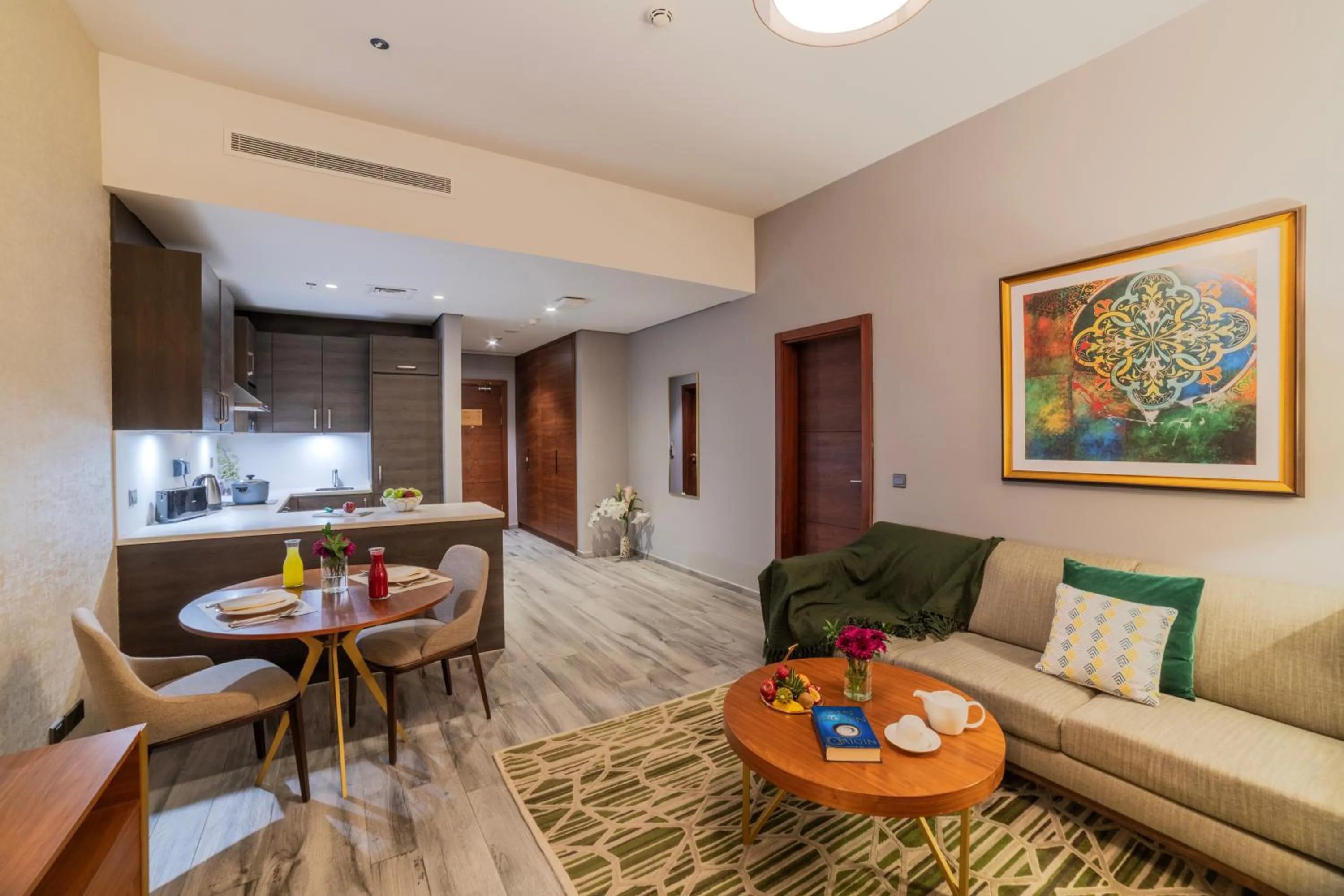 Seating area in Ascott Corniche Al Khobar