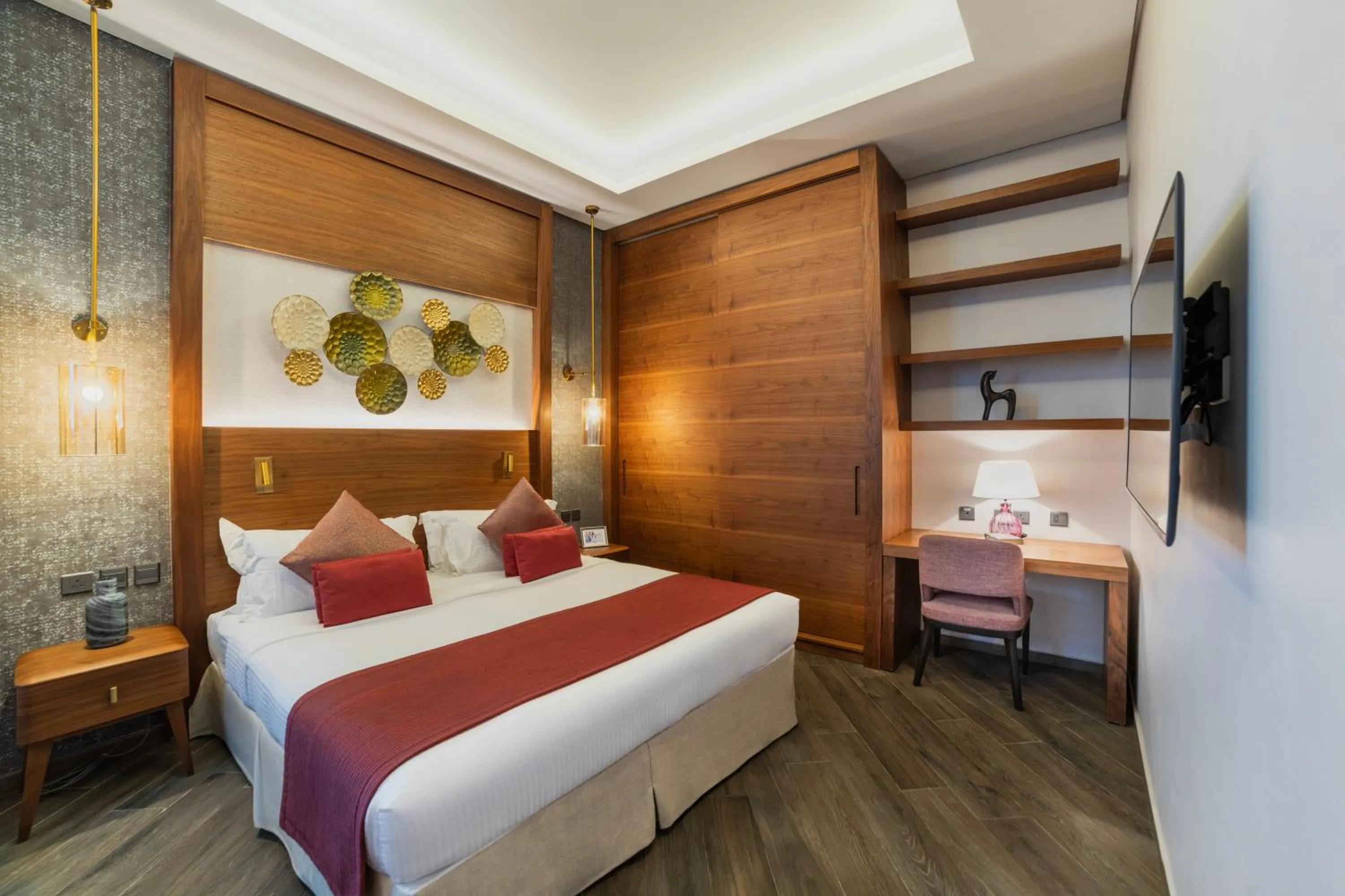 Bedroom, Bed in Ascott Corniche Al Khobar