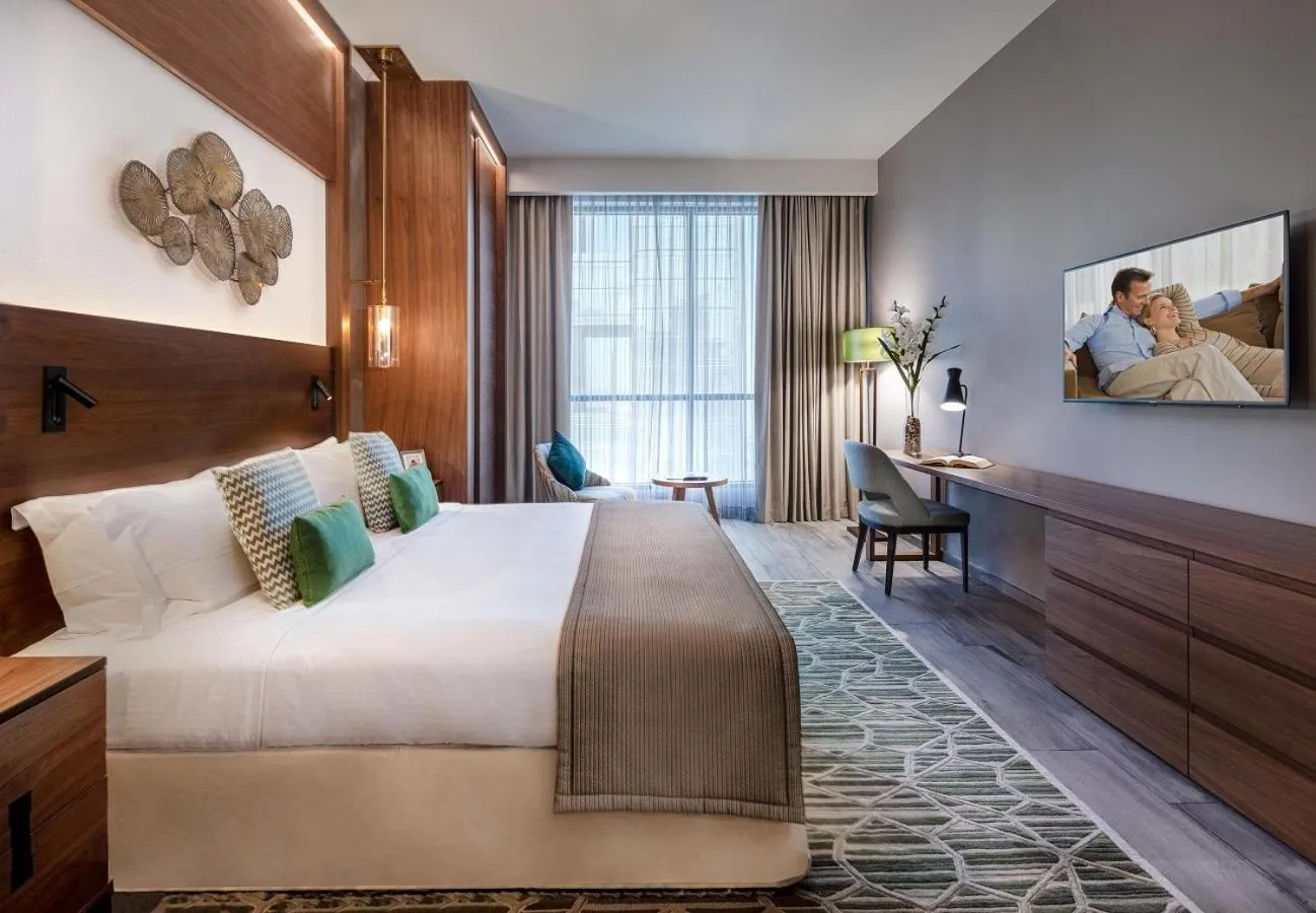 Bedroom, Bed in Ascott Corniche Al Khobar