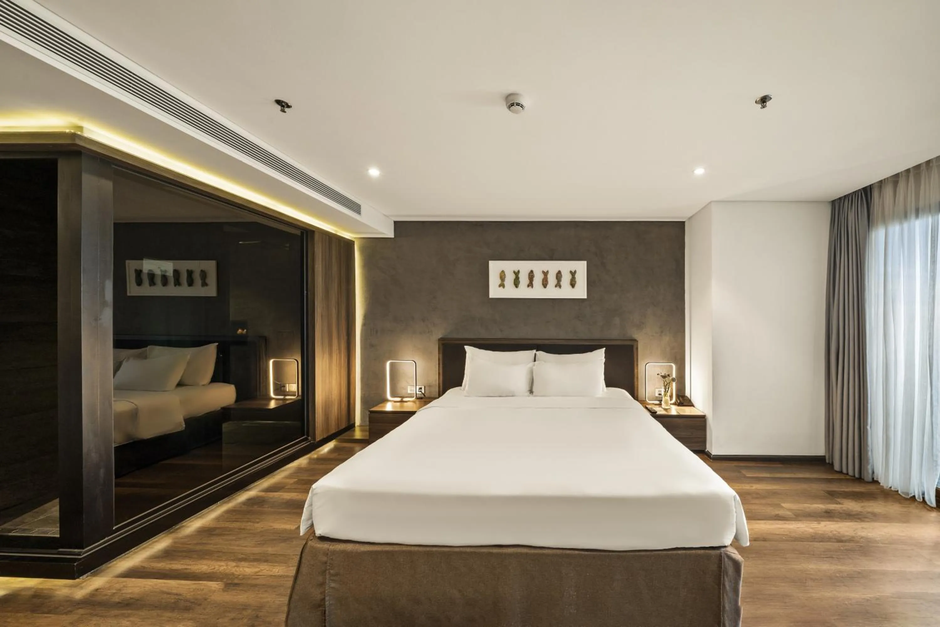 Bed in The Code Hotel & Spa Da Nang - Complimentary Daily Afternoon Tea in Sky Bar