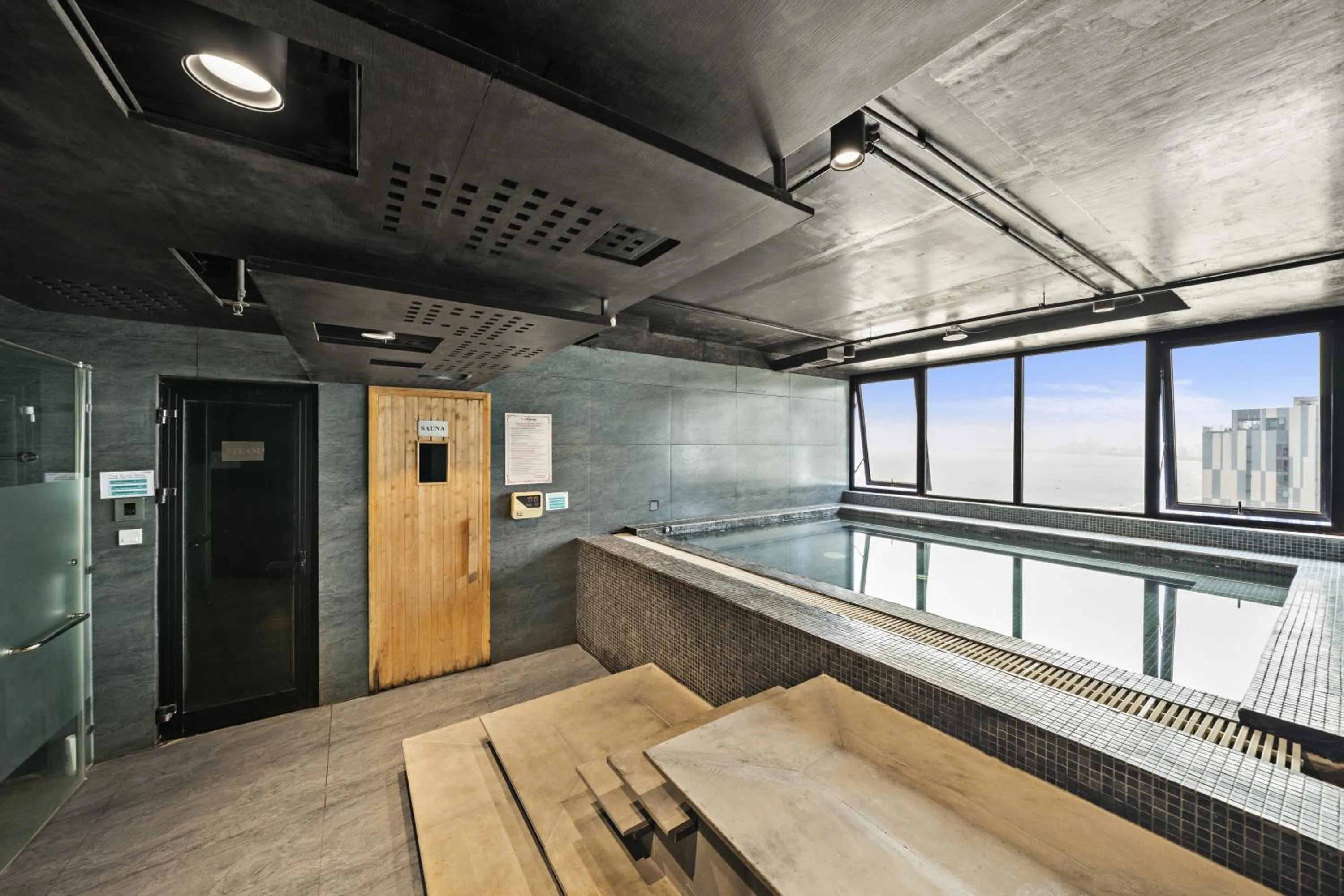 Sauna in The Code Hotel & Spa Da Nang - Complimentary Daily Afternoon Tea in Sky Bar