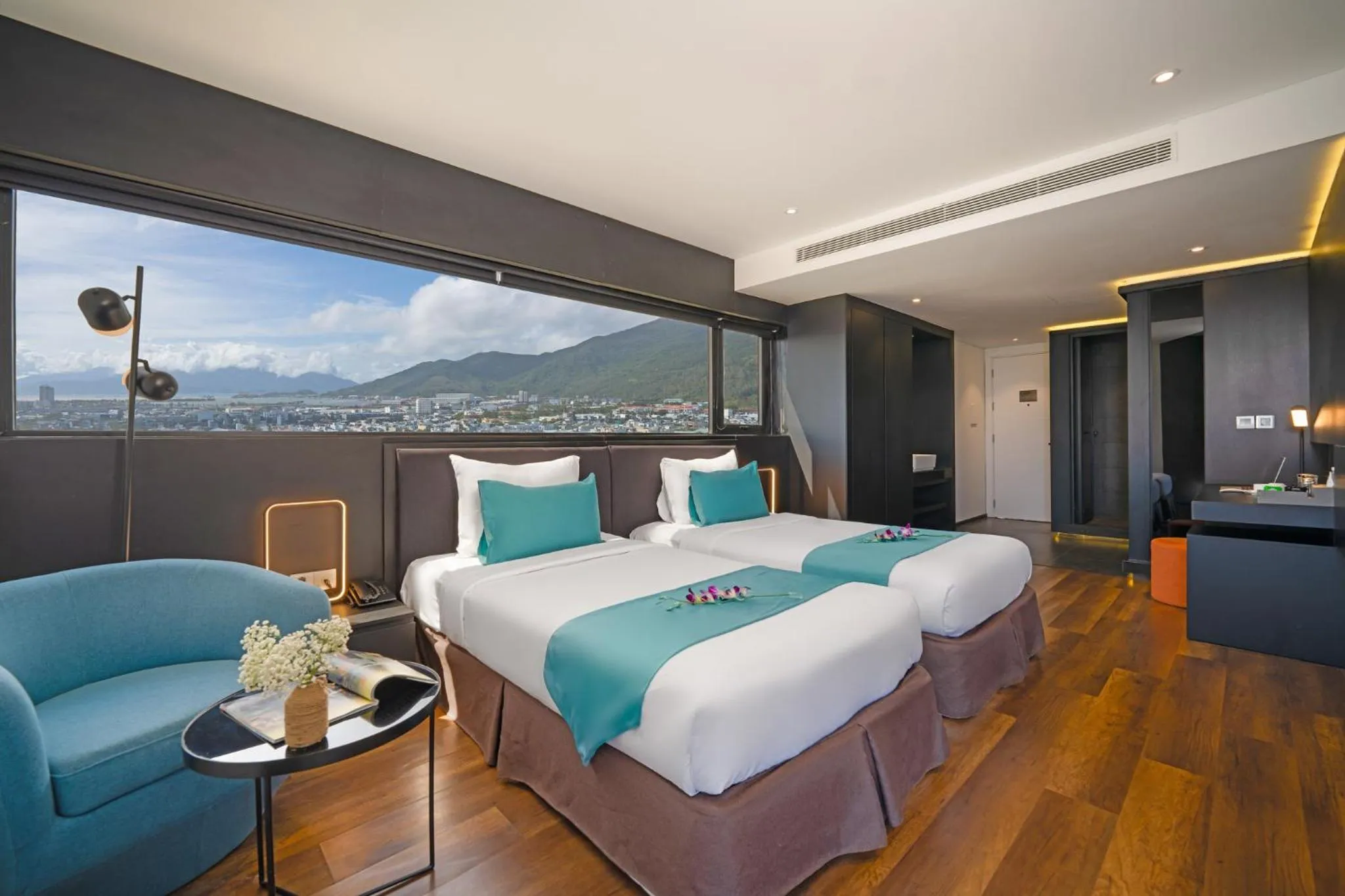 Photo of the whole room, Bed in The Code Hotel & Spa Da Nang - Complimentary Daily Afternoon Tea in Sky Bar