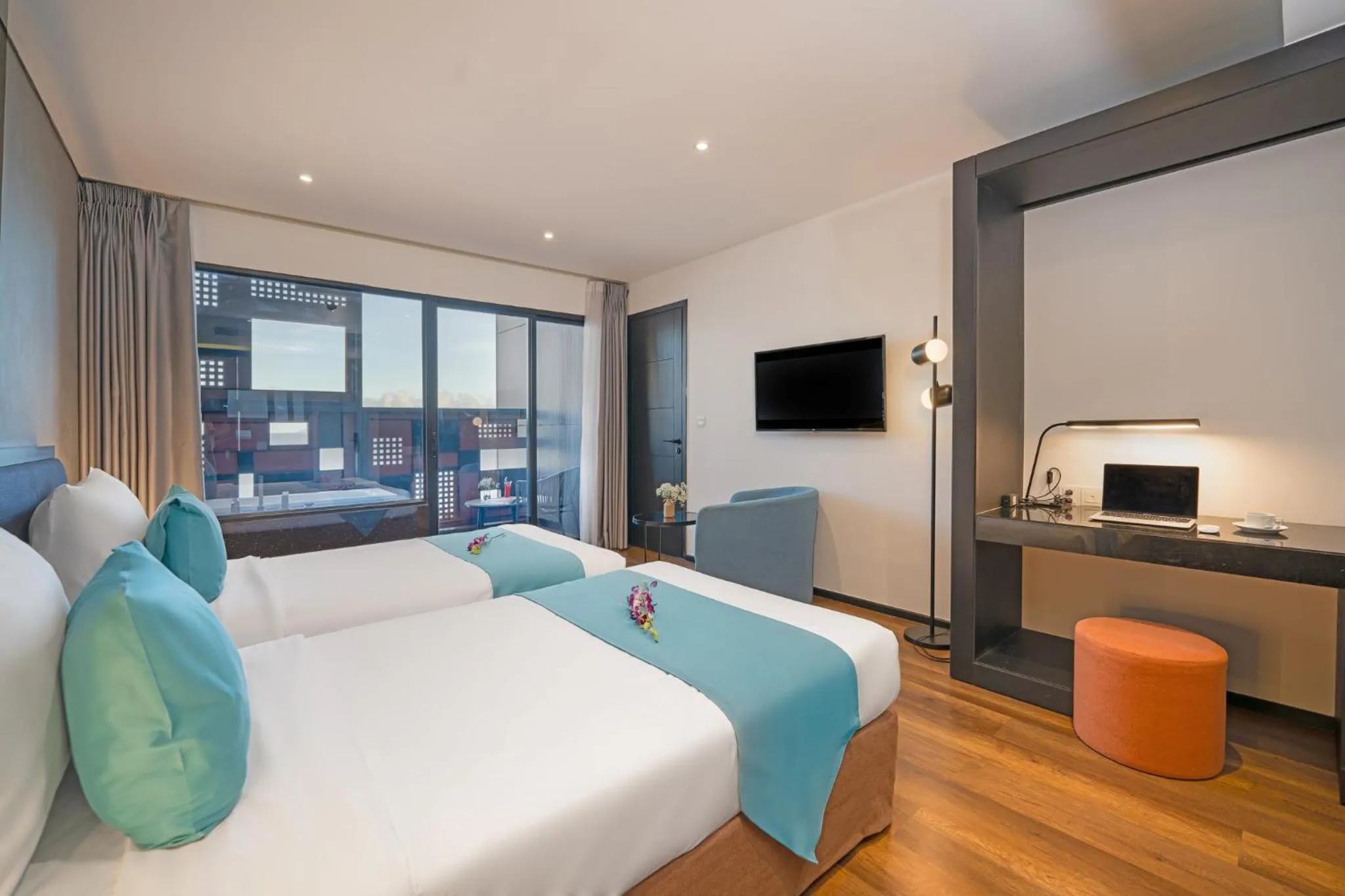 Photo of the whole room, Bed in The Code Hotel & Spa Da Nang - Complimentary Daily Afternoon Tea in Sky Bar